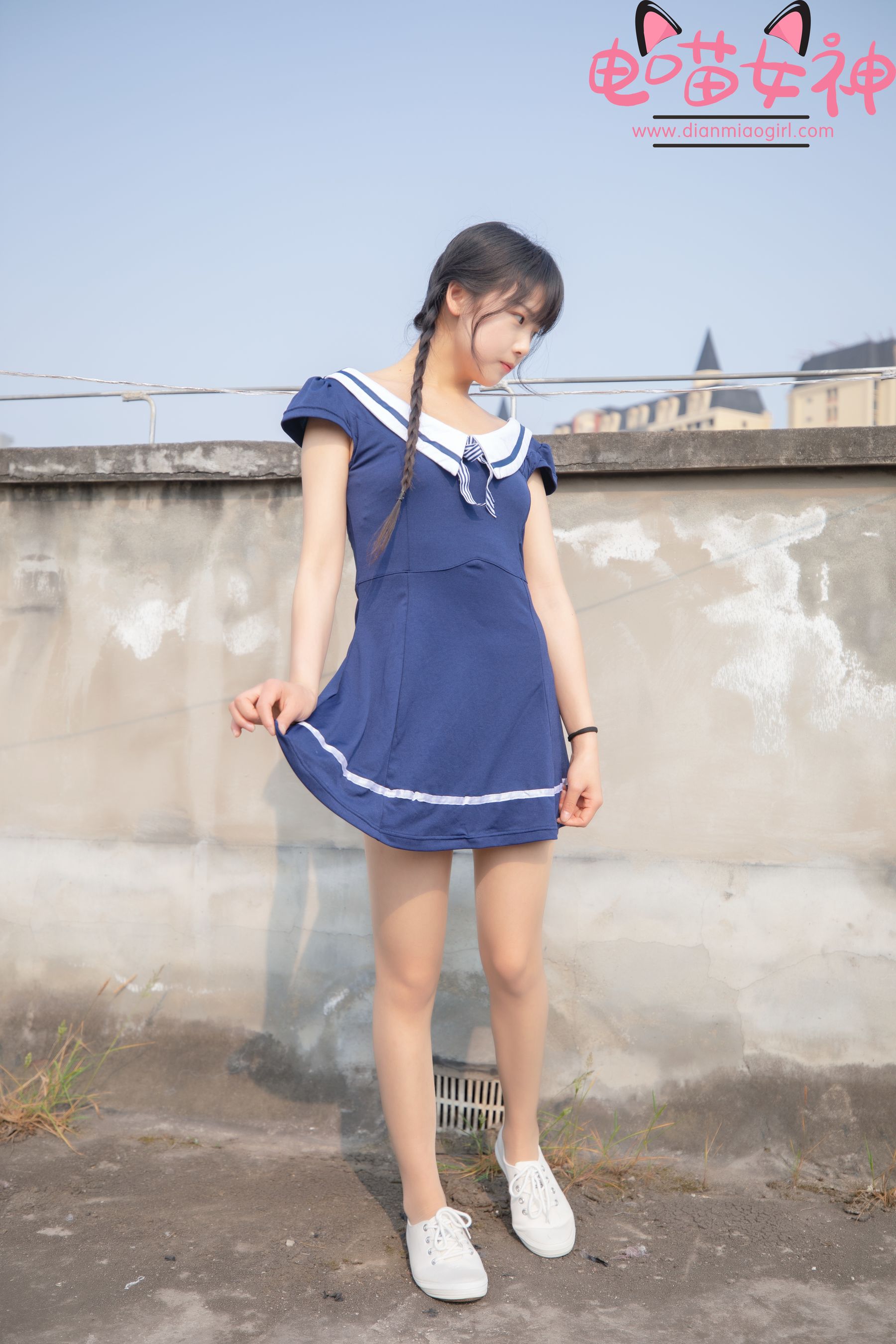 [福利COS] 电喵女神 - 灵唯 制服/(33P)