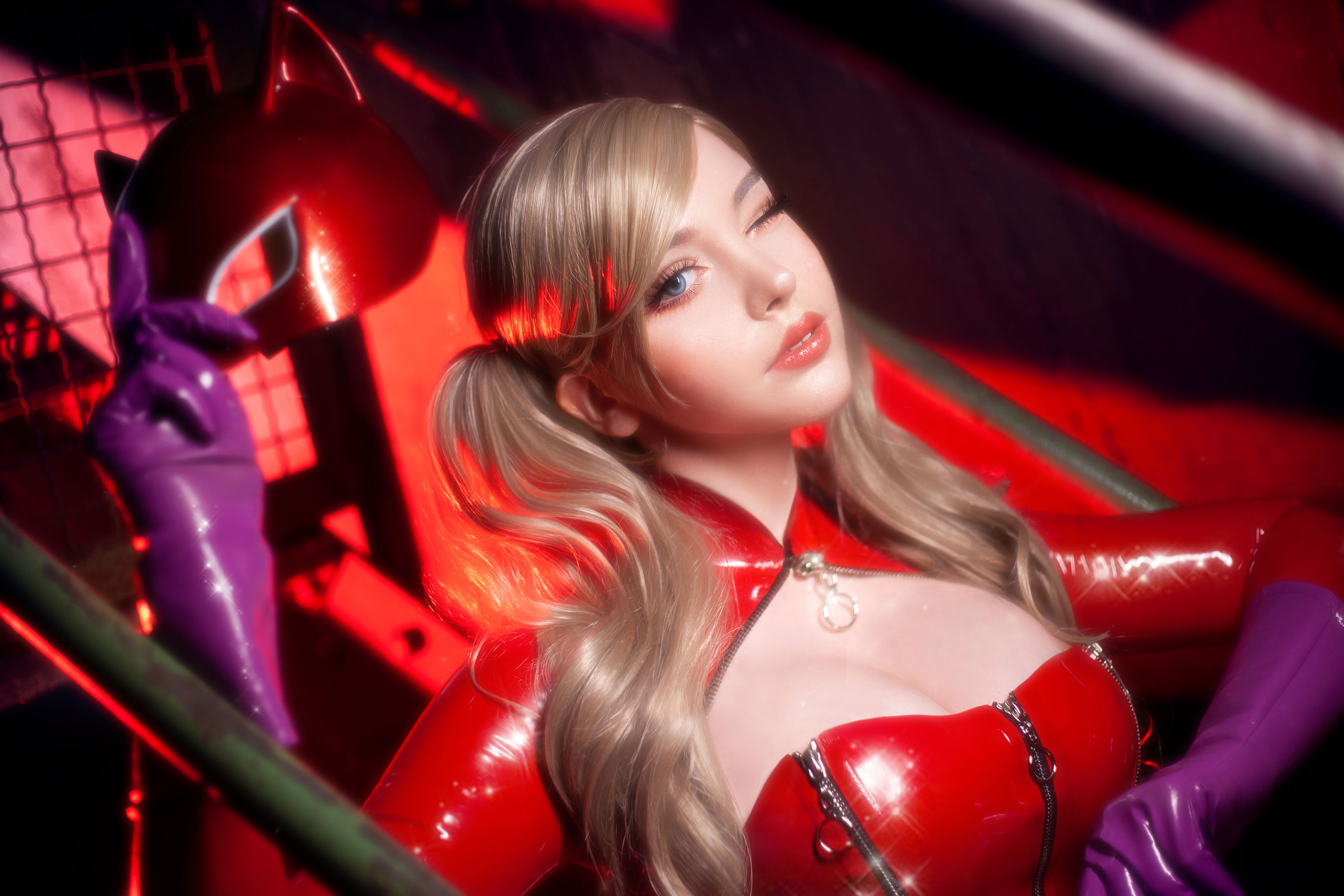 [COS福利] 国外美女SayaTheFox - Ann Takamaki/(10P)