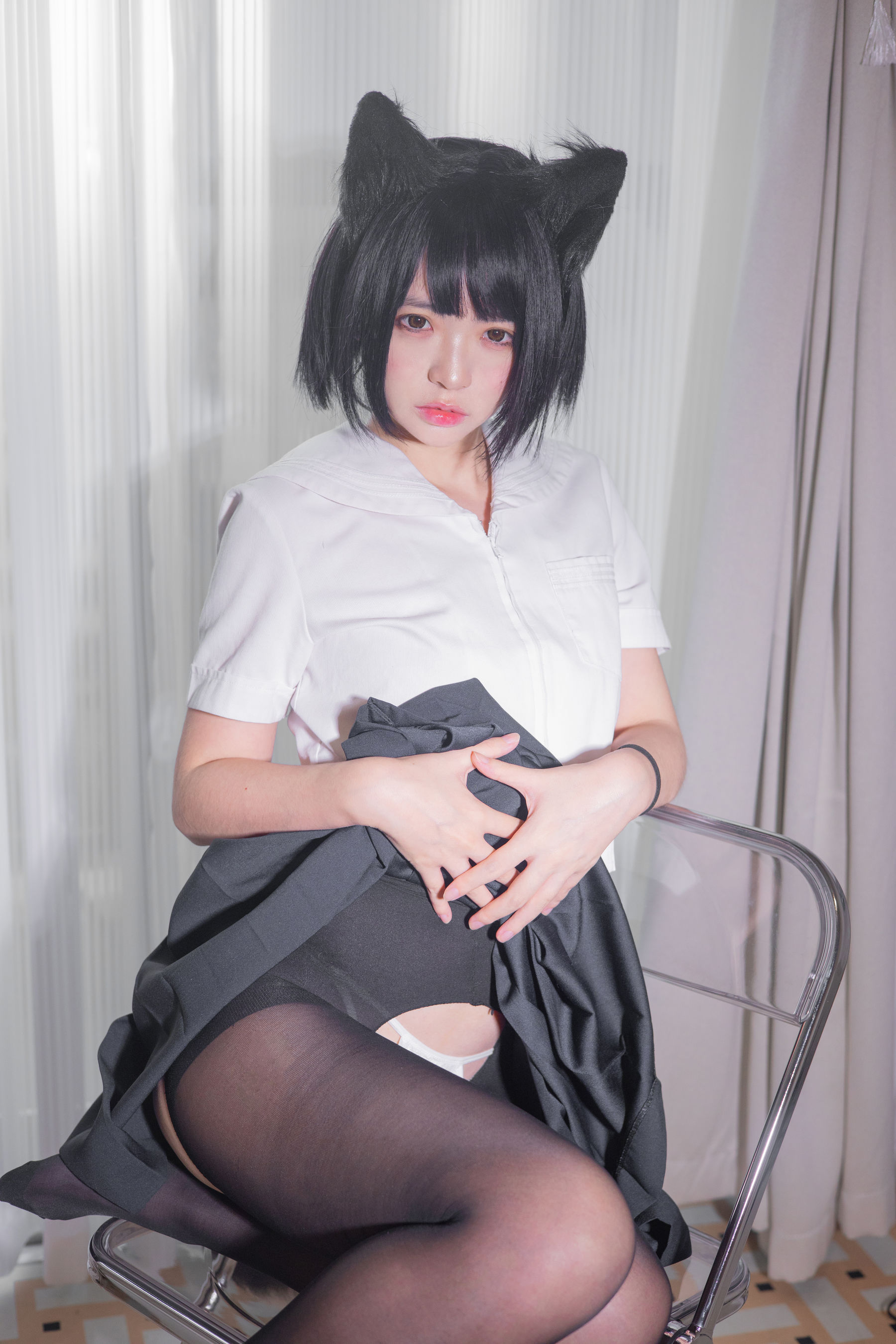 [福利COS] 疯猫ss - 2022夏日限定 制服/(20P)