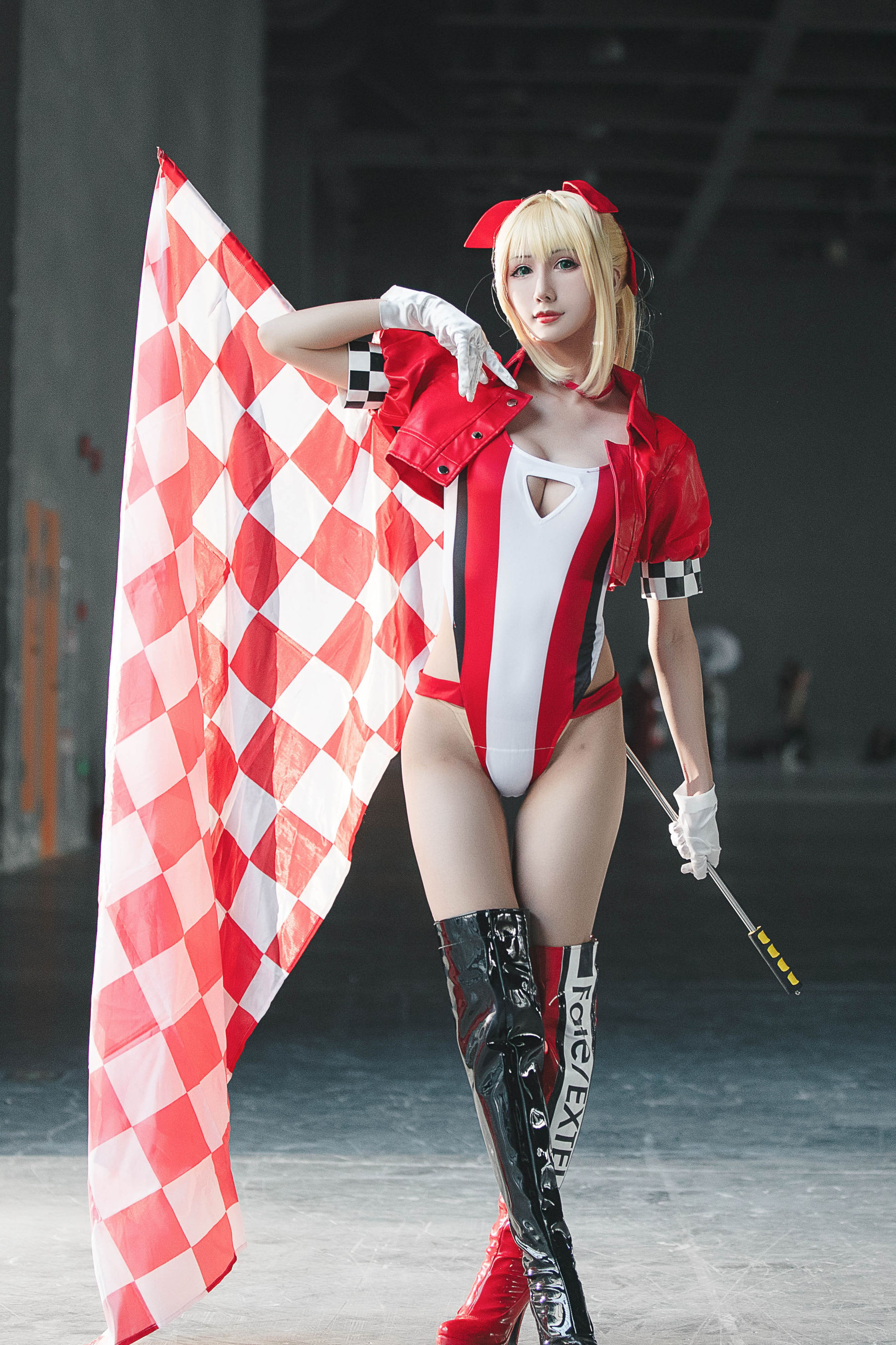 [福利COS] masaki雅祈 - Nero Claudius Race Queen/(49P)