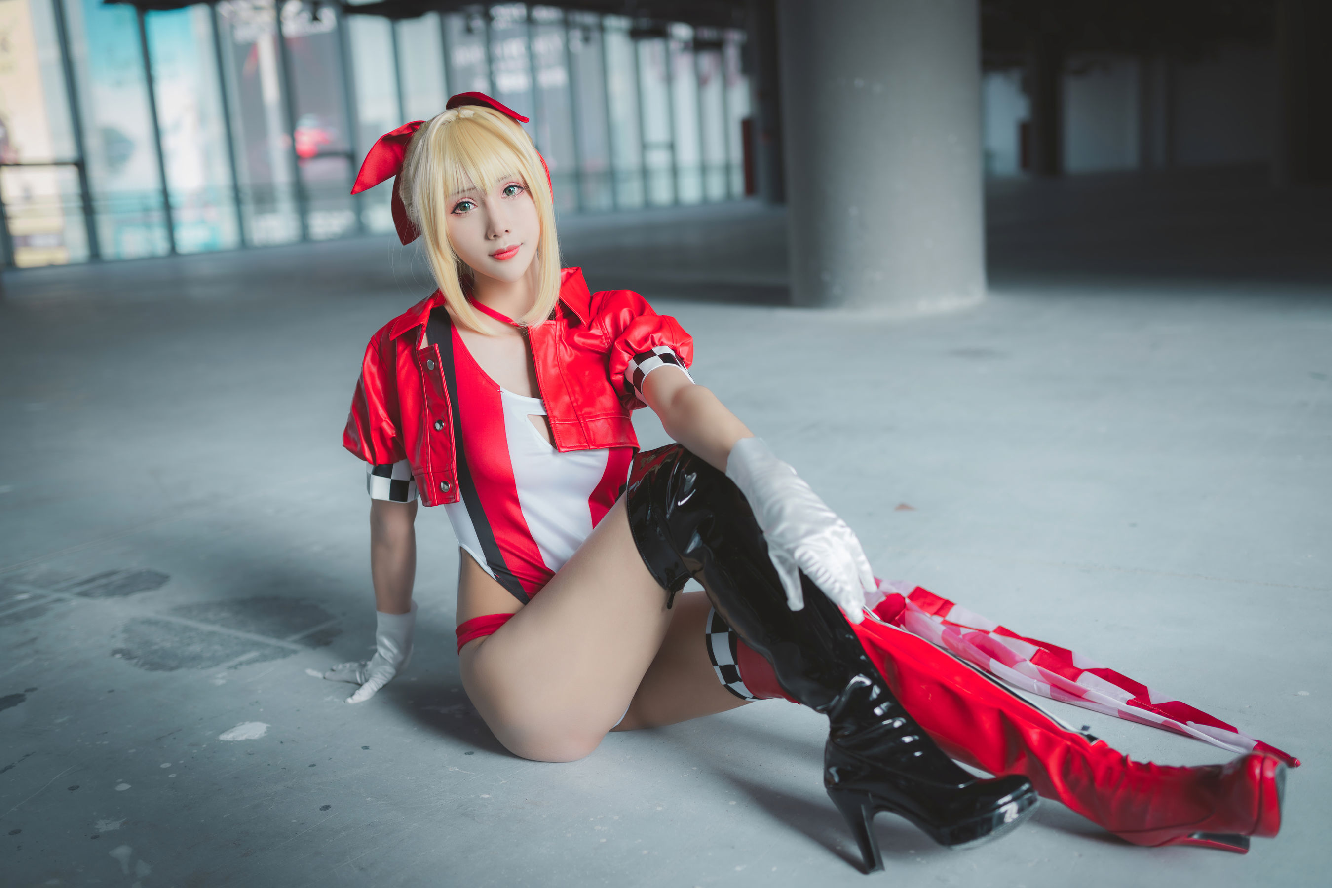 [福利COS] masaki雅祈 - Nero Claudius Race Queen/(49P)