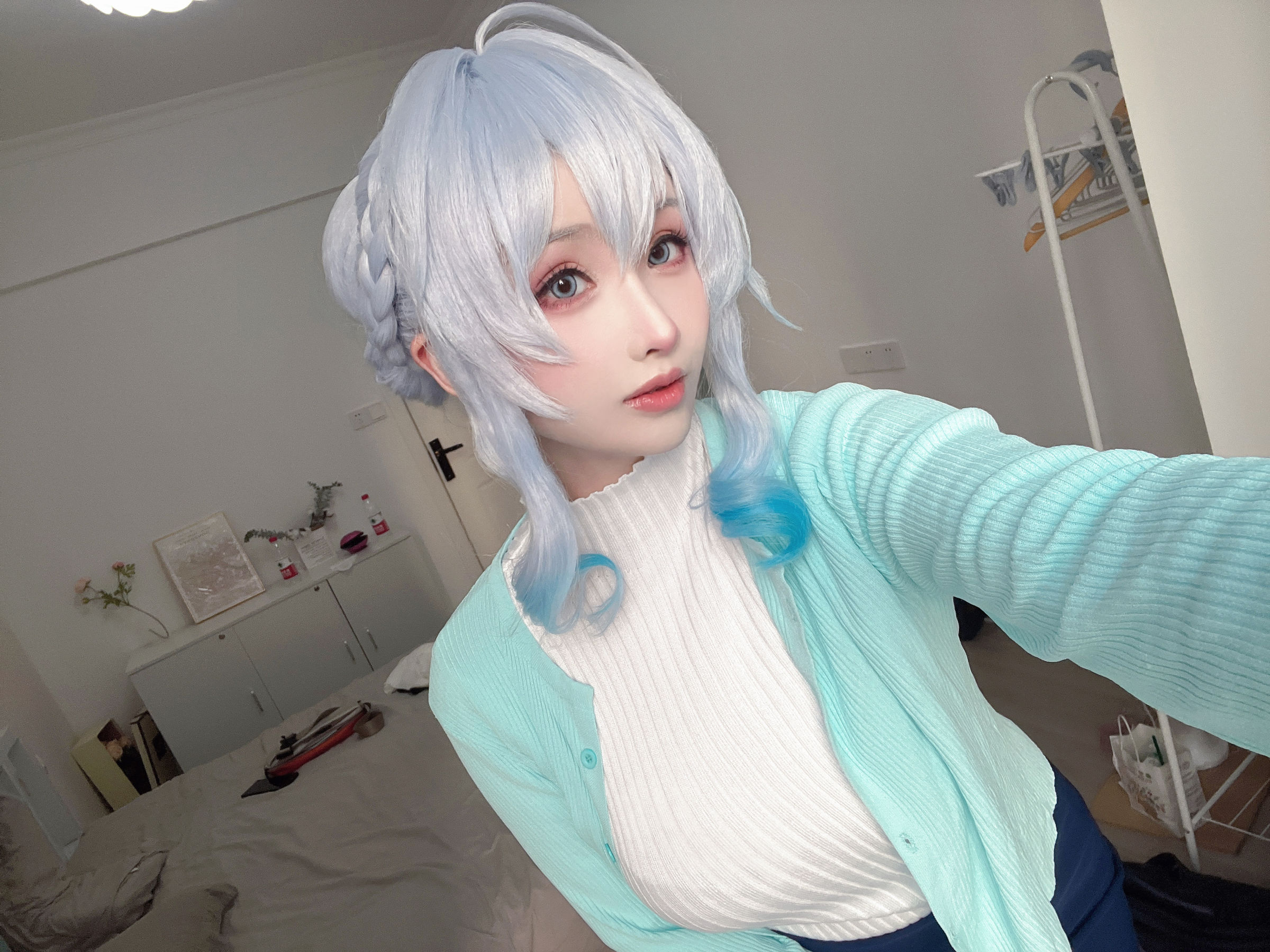 [福利COS] COS福利rioko凉凉子(肉扣热热子) - 雪女/(80P)