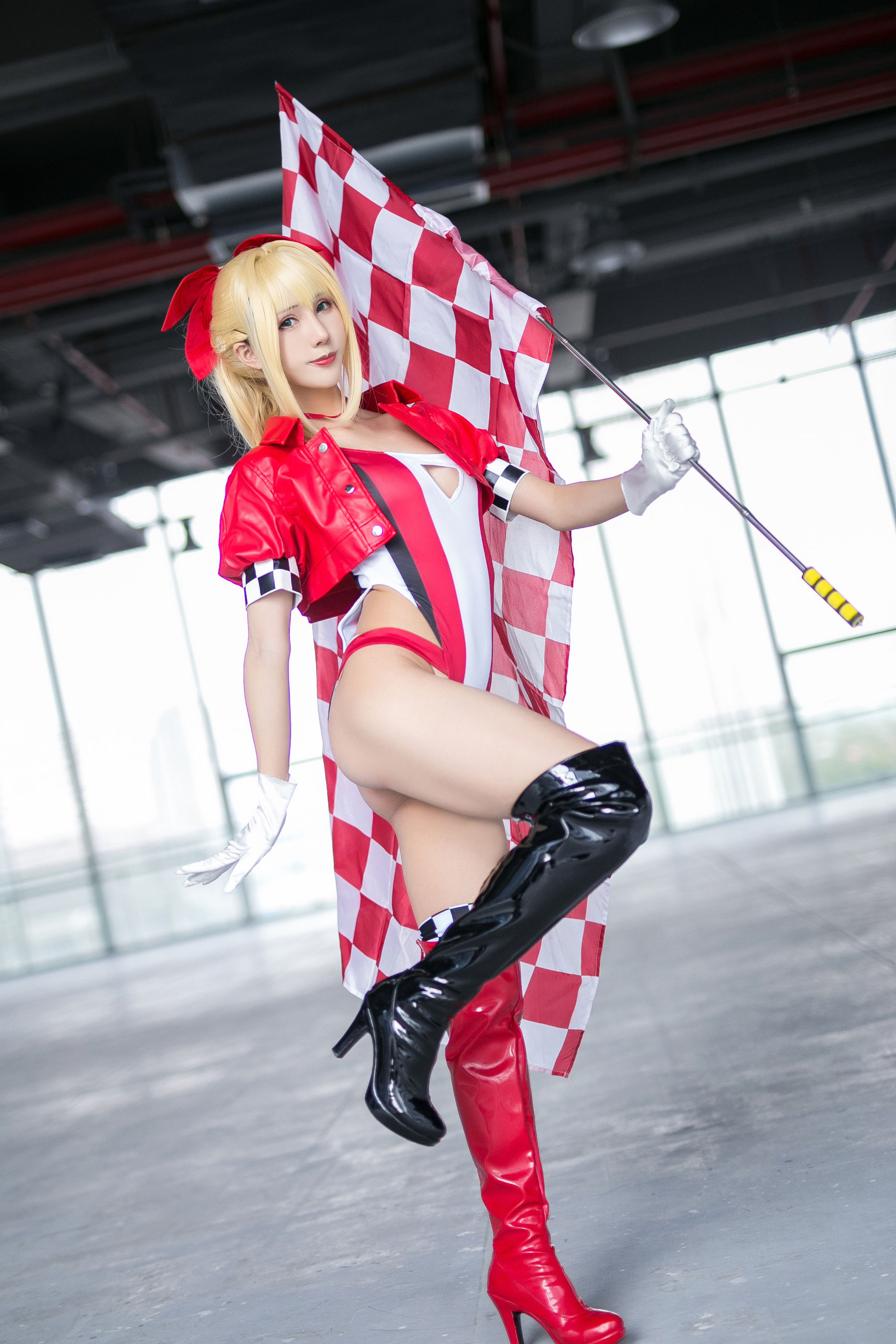 [福利COS] masaki雅祈 - Nero Claudius Race Queen/(49P)