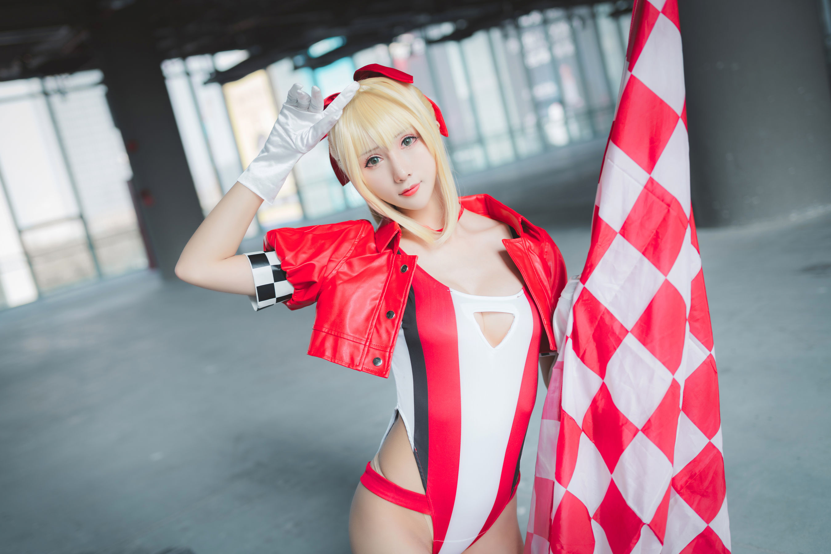 [福利COS] masaki雅祈 - Nero Claudius Race Queen/(49P)