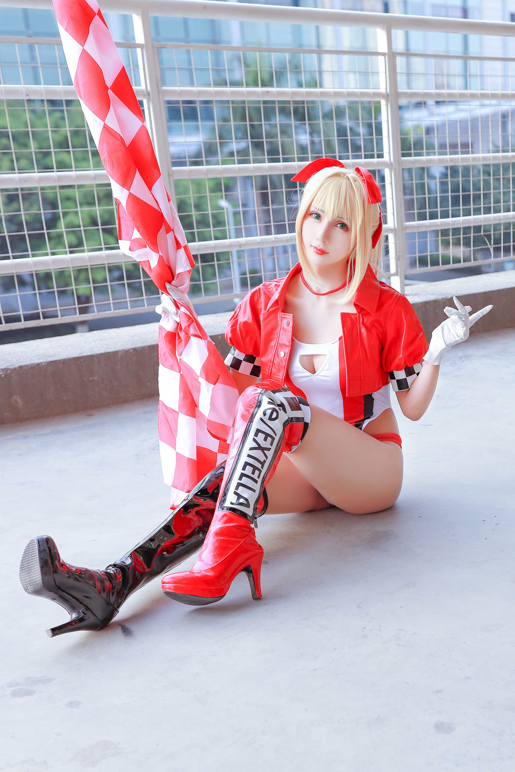 [福利COS] masaki雅祈 - Nero Claudius Race Queen/(49P)