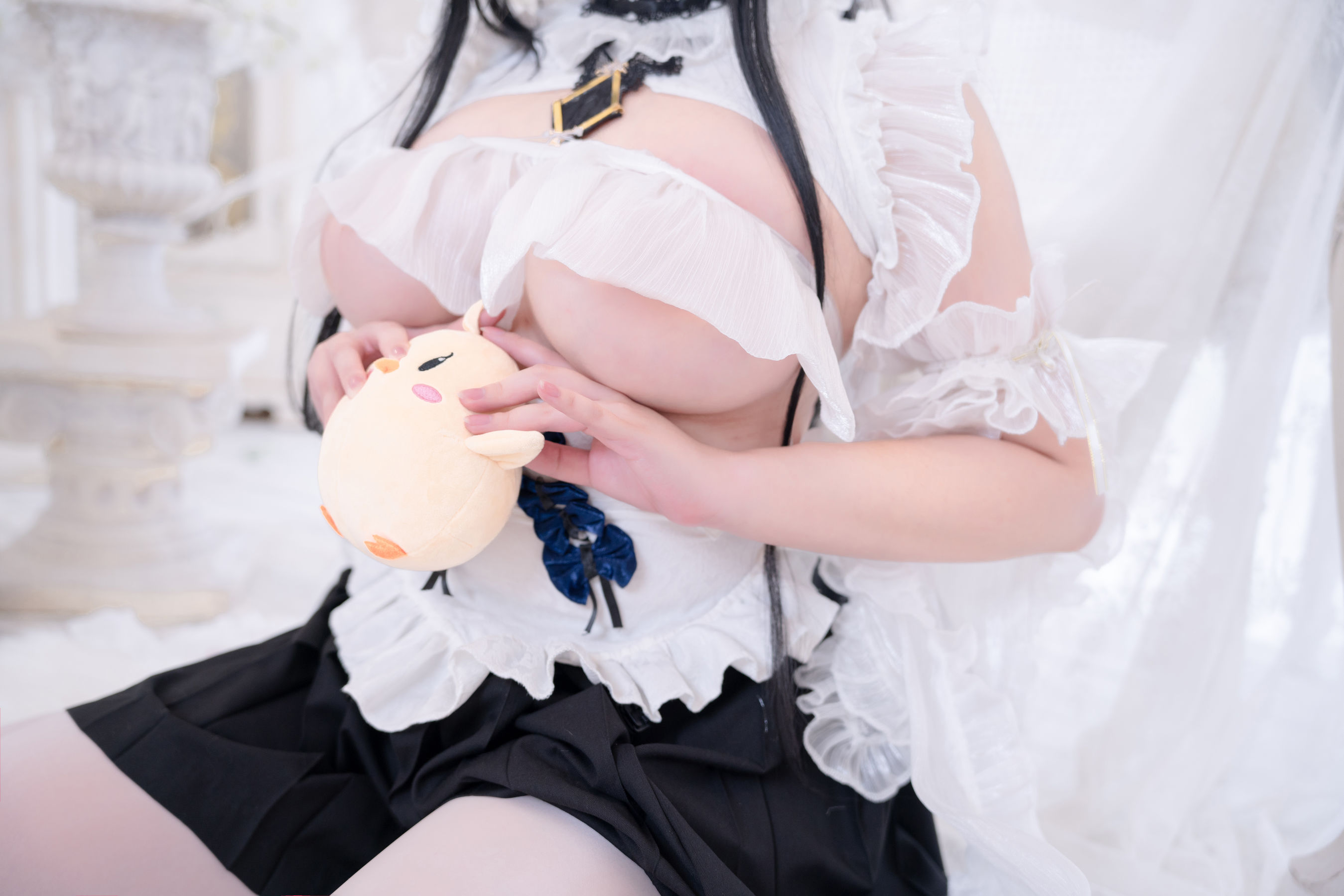 [福利COS] Meroko_魅瞳 - 碧蓝航线 不挠女仆没干劲的小姐姐/(53P)