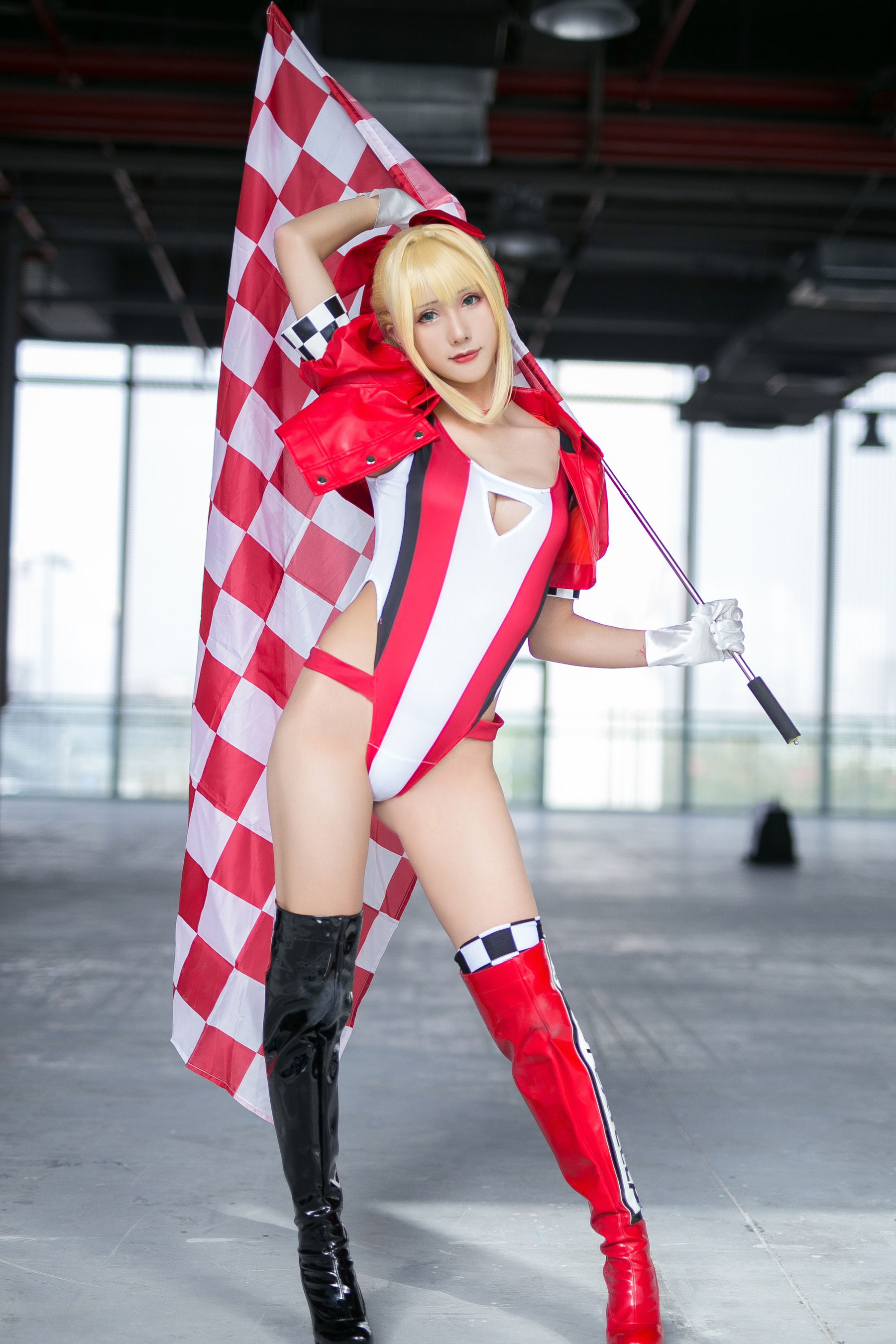 [福利COS] masaki雅祈 - Nero Claudius Race Queen/(49P)