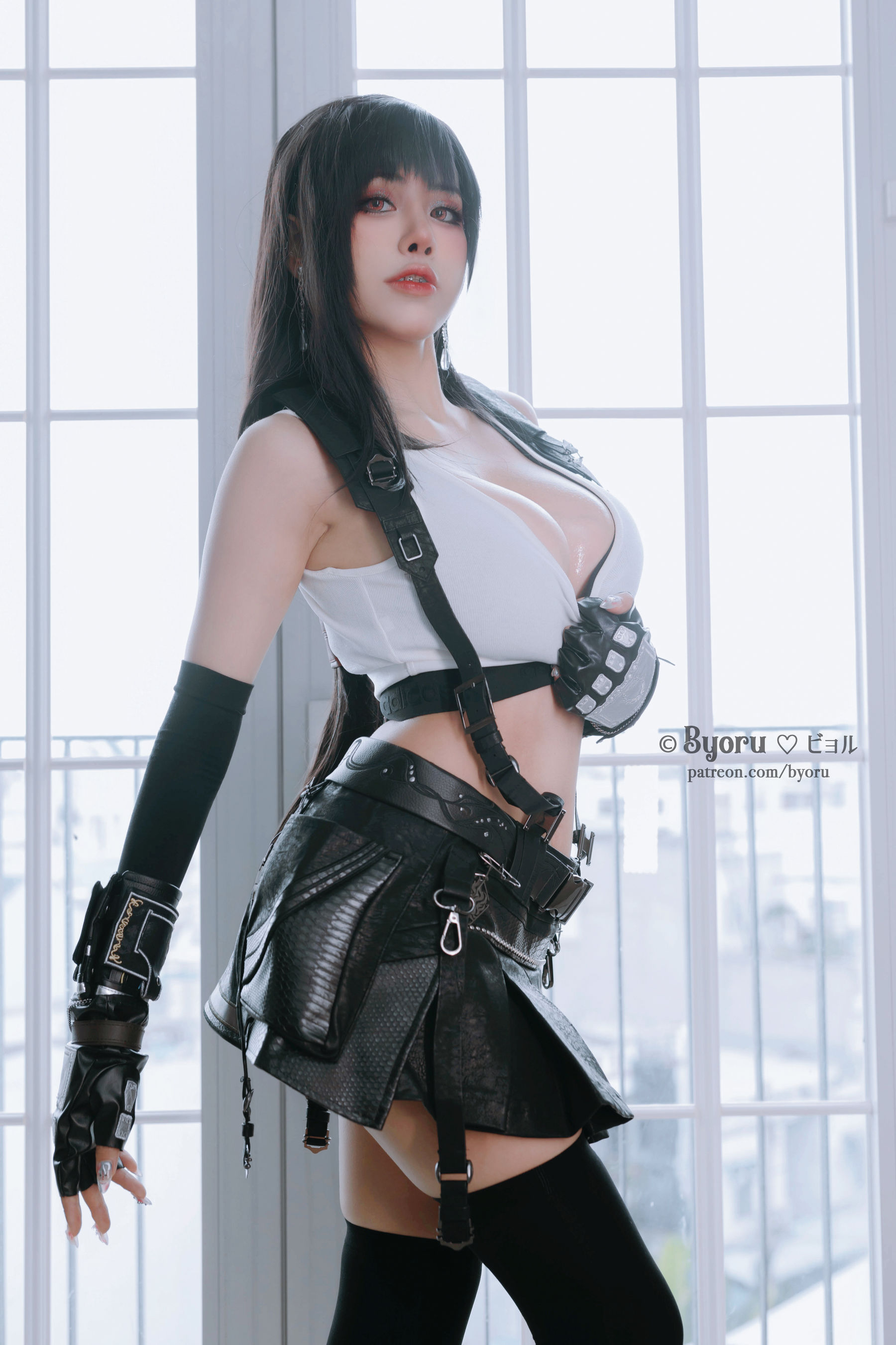 [福利COS] 日本性感萝莉Byoru - Tifa/(86P)