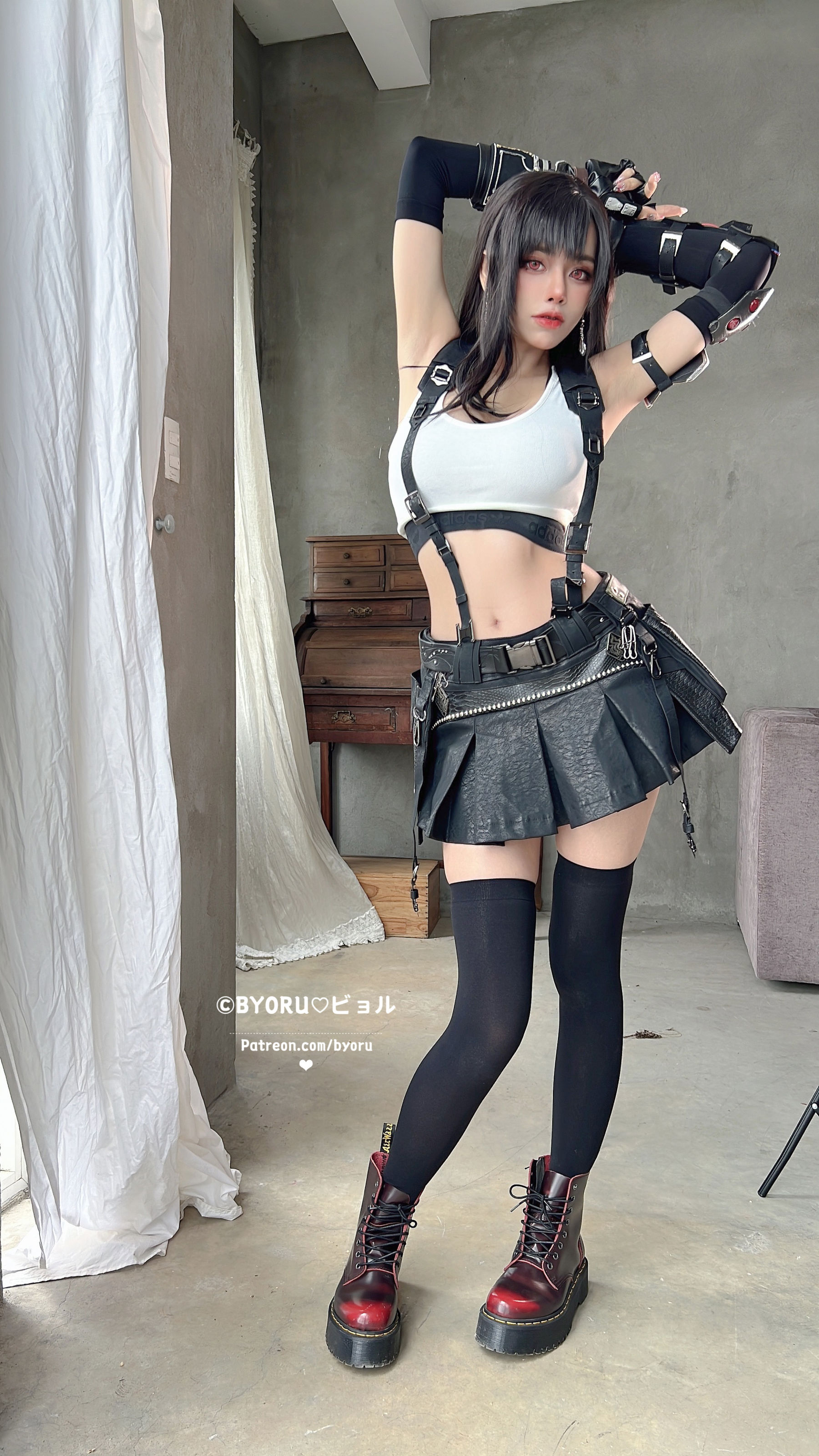 [福利COS] 日本性感萝莉Byoru - Tifa/(86P)