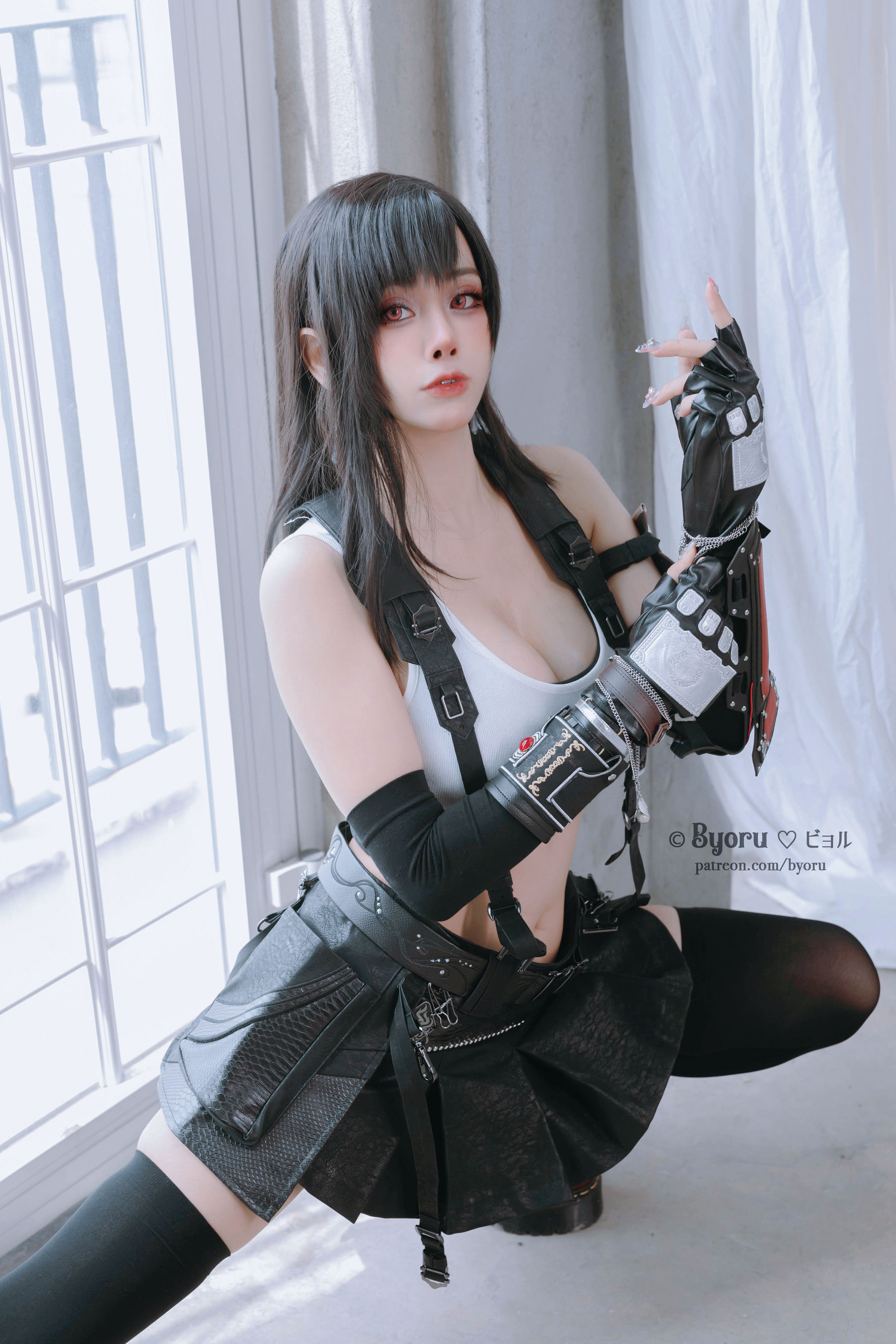 [福利COS] 日本性感萝莉Byoru - Tifa/(86P)