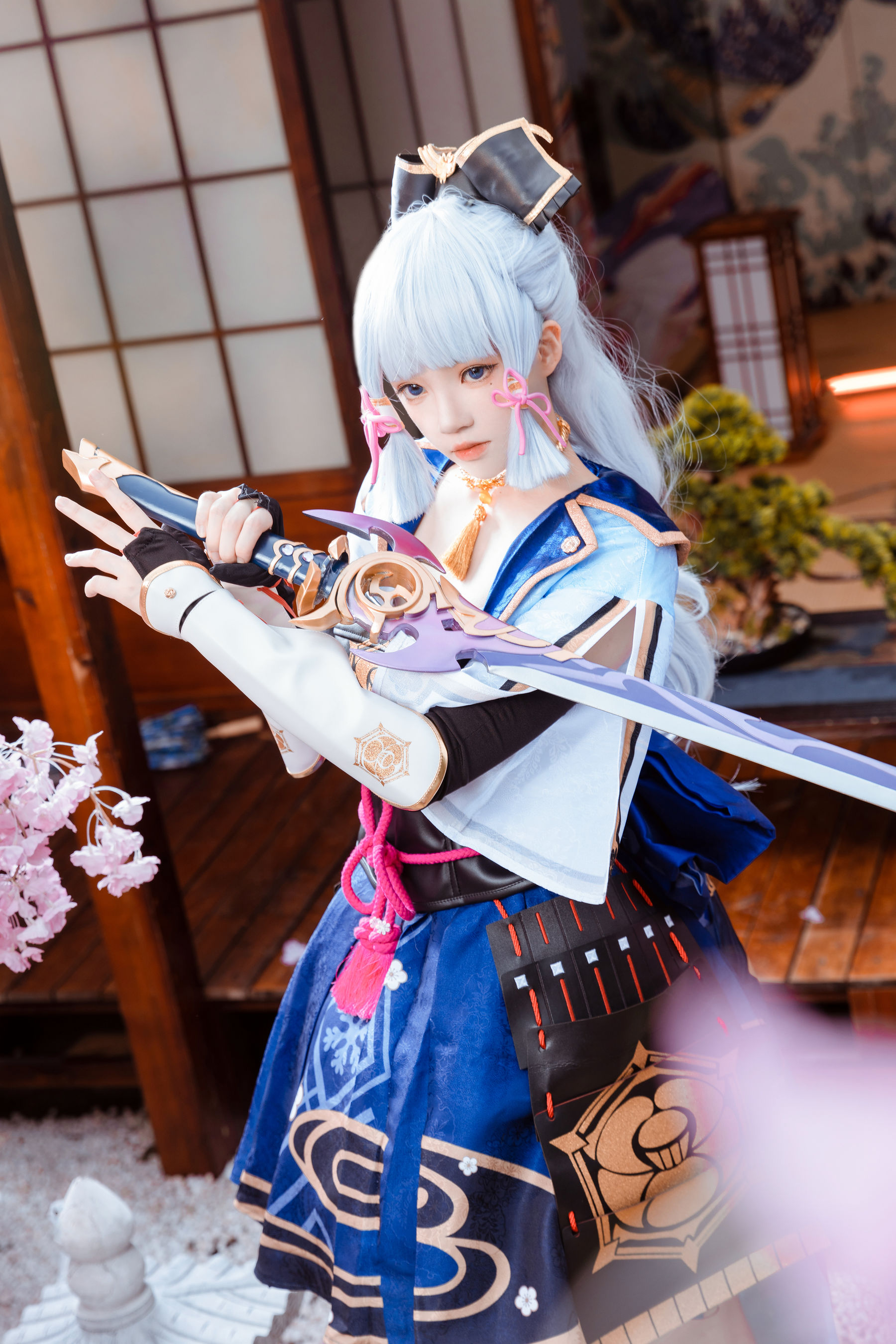 [福利COS] 桜桃喵 - 神里绫华/(34P)