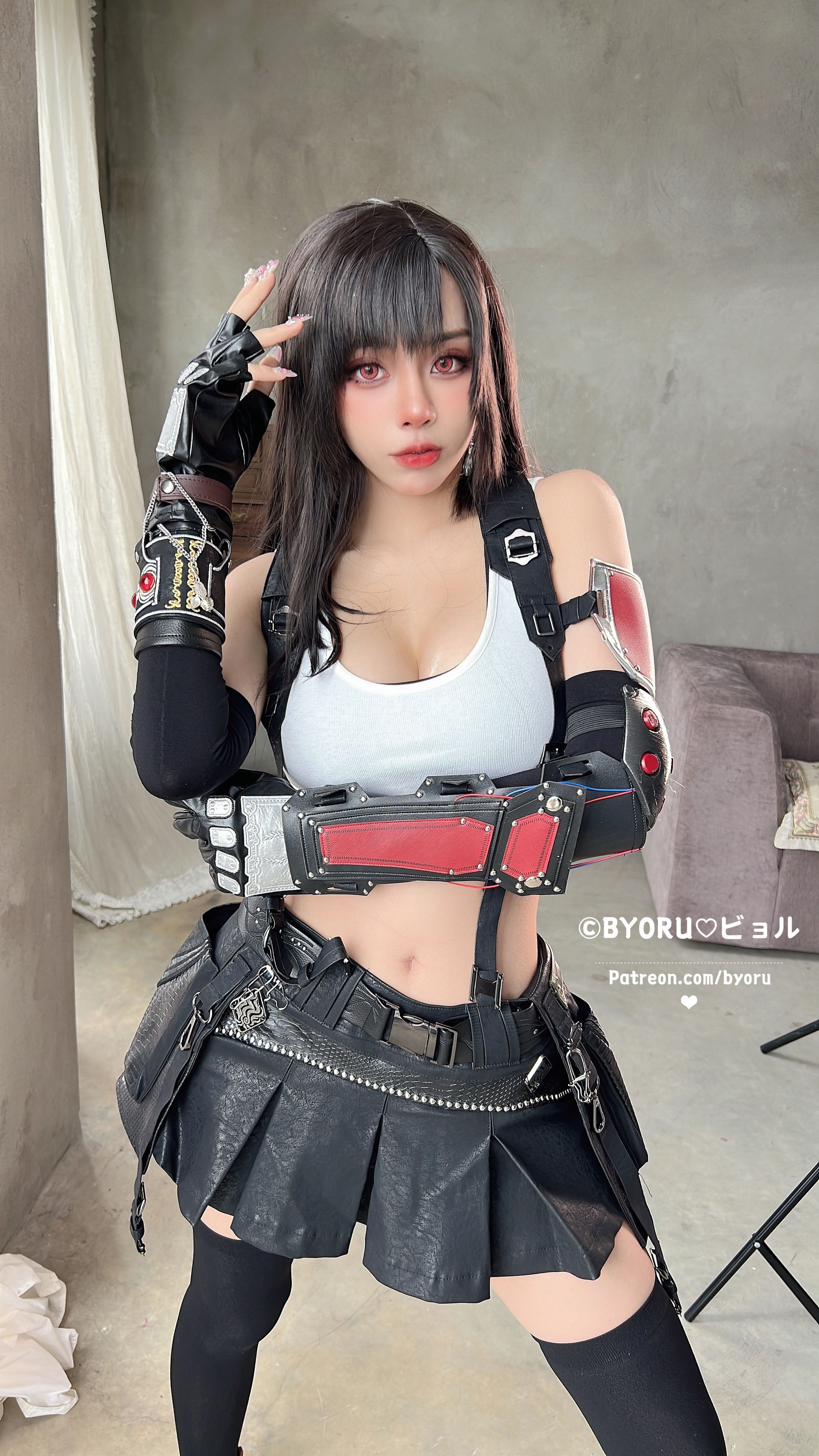 [福利COS] 日本性感萝莉Byoru - Tifa/(86P)