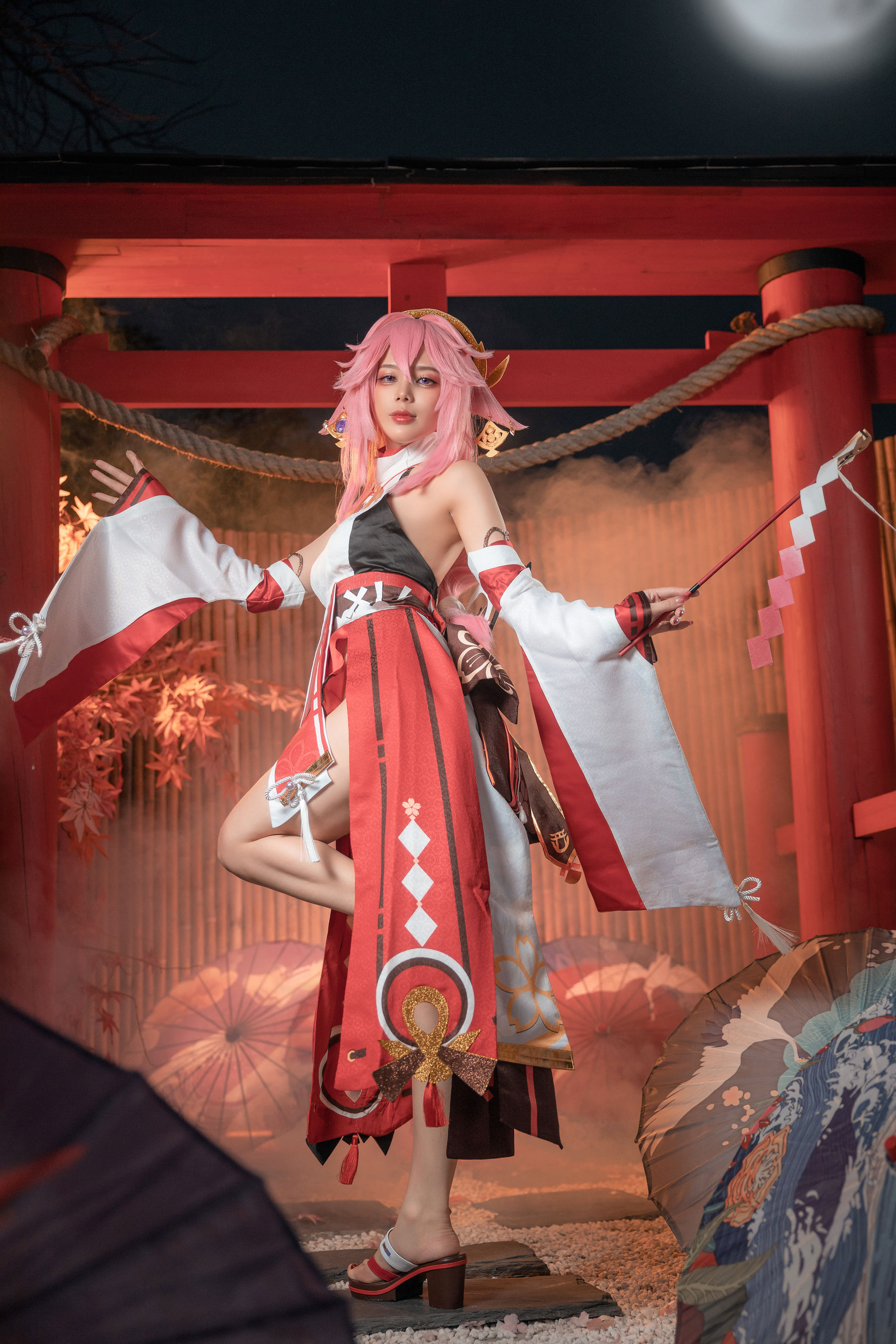 [福利COS] 推特阿九 - 八重神子/(51P)