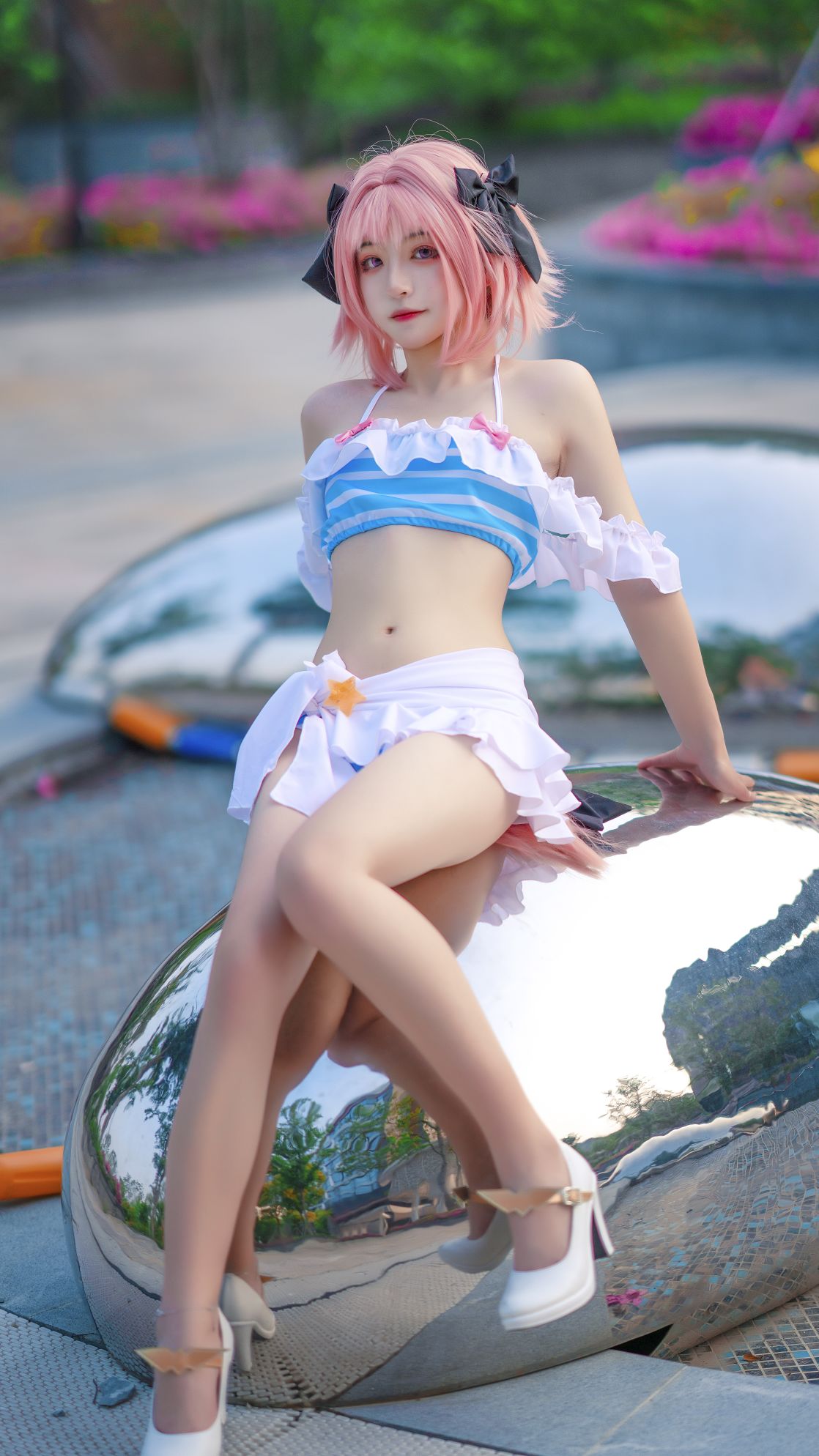 [福利COS] SA_海藻酸钠 - 阿福泳装/(9P)