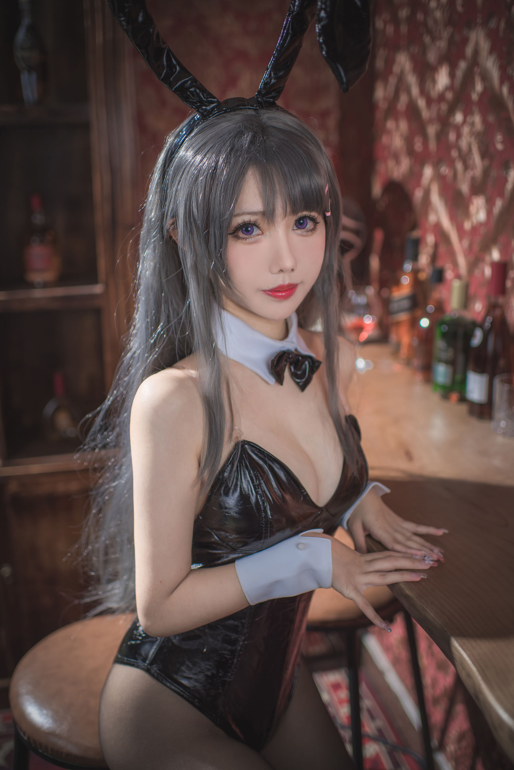 [福利COS] 仙女月 - 樱岛麻衣兔女郎/(33P)