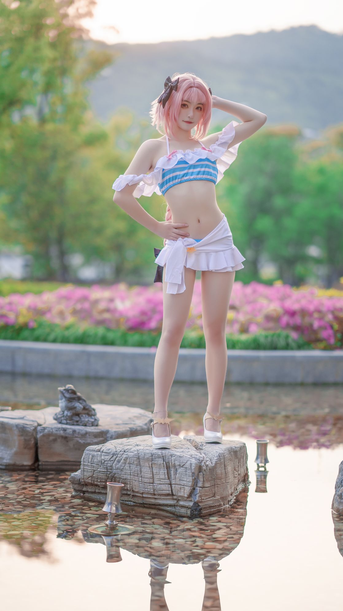 [福利COS] SA_海藻酸钠 - 阿福泳装/(9P)