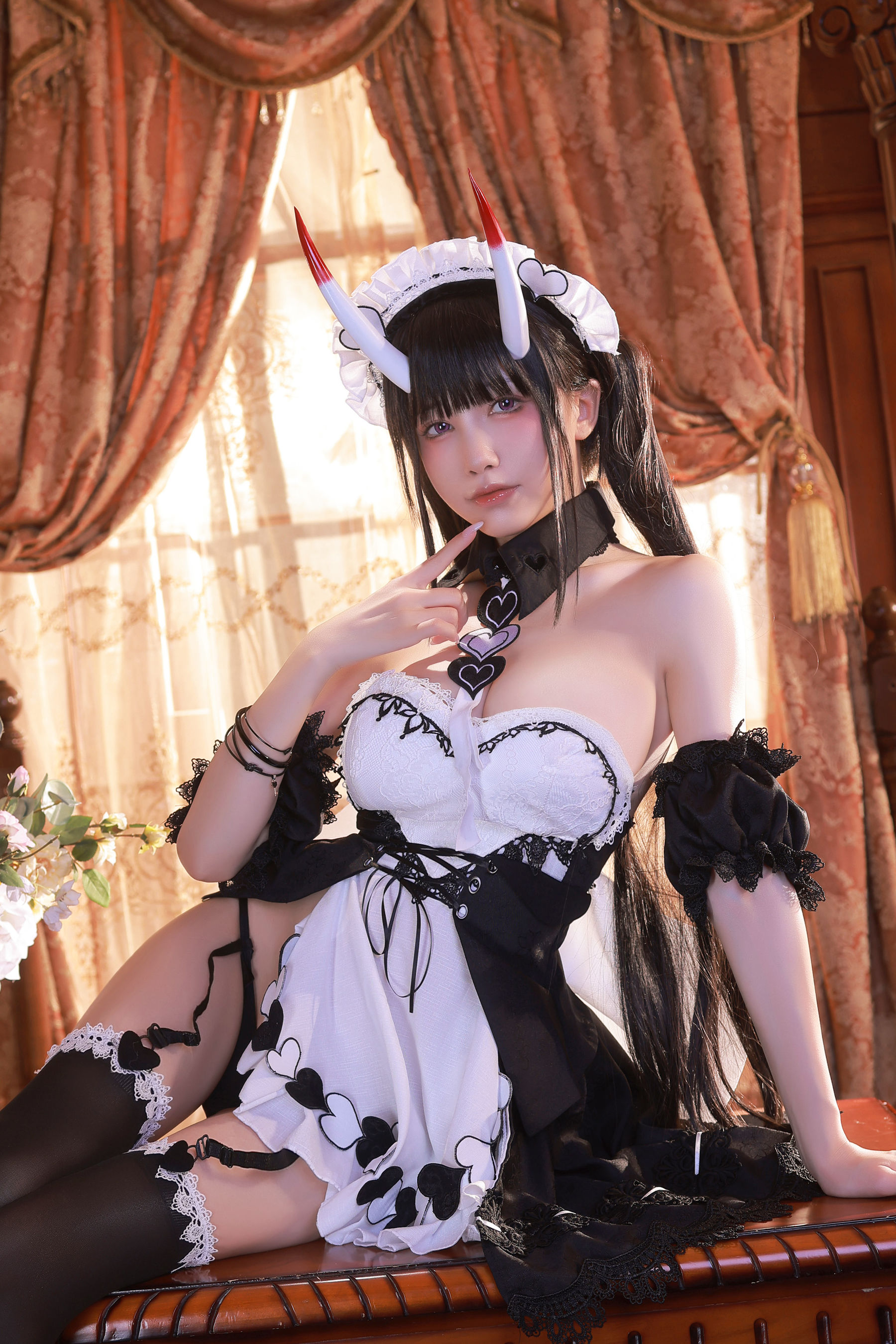 [福利COS] 动漫博主水淼aqua - Noshiro maid/(61P)