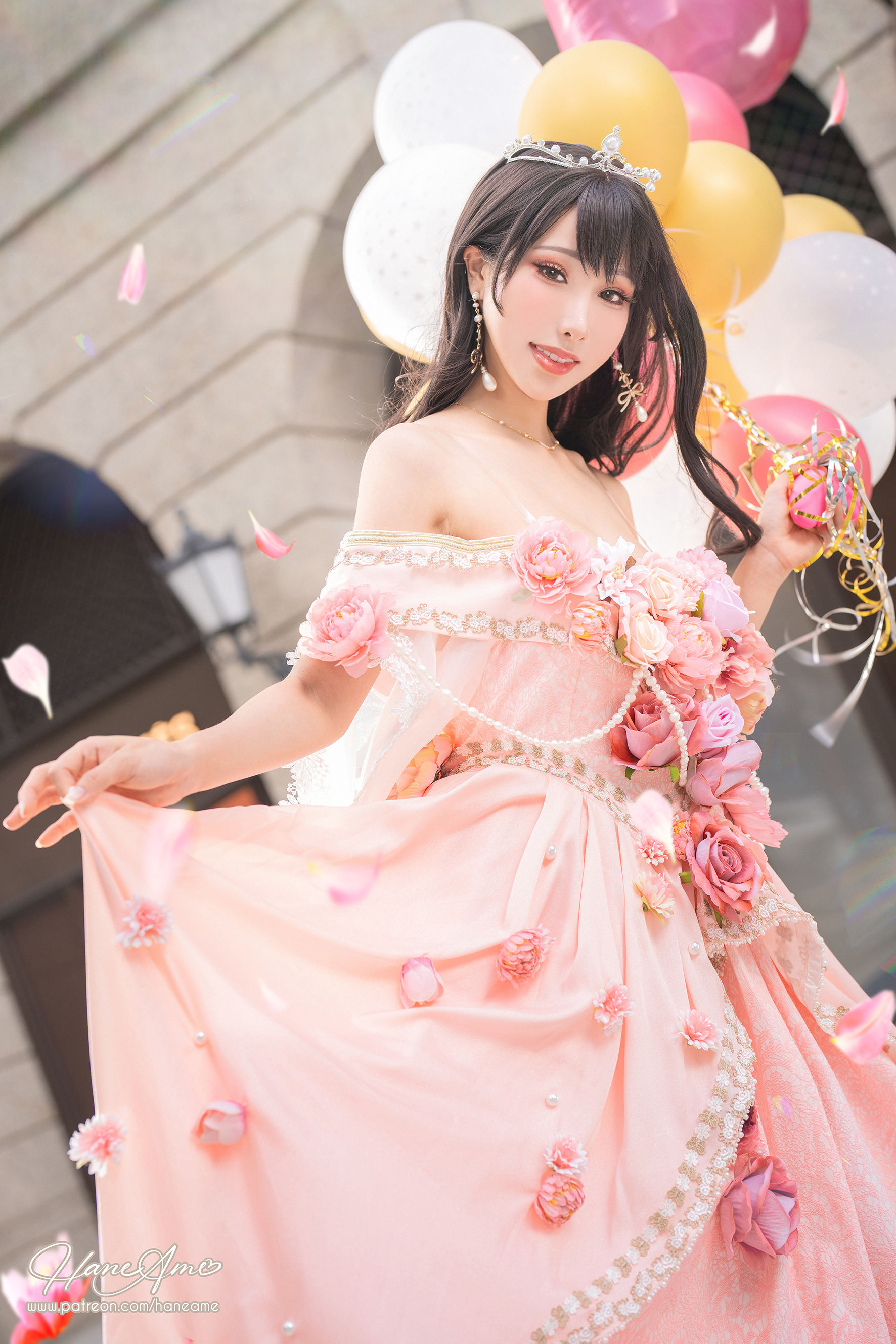 [福利COS] Hane Ame 雨波写真 - 生日礼服/(29P)