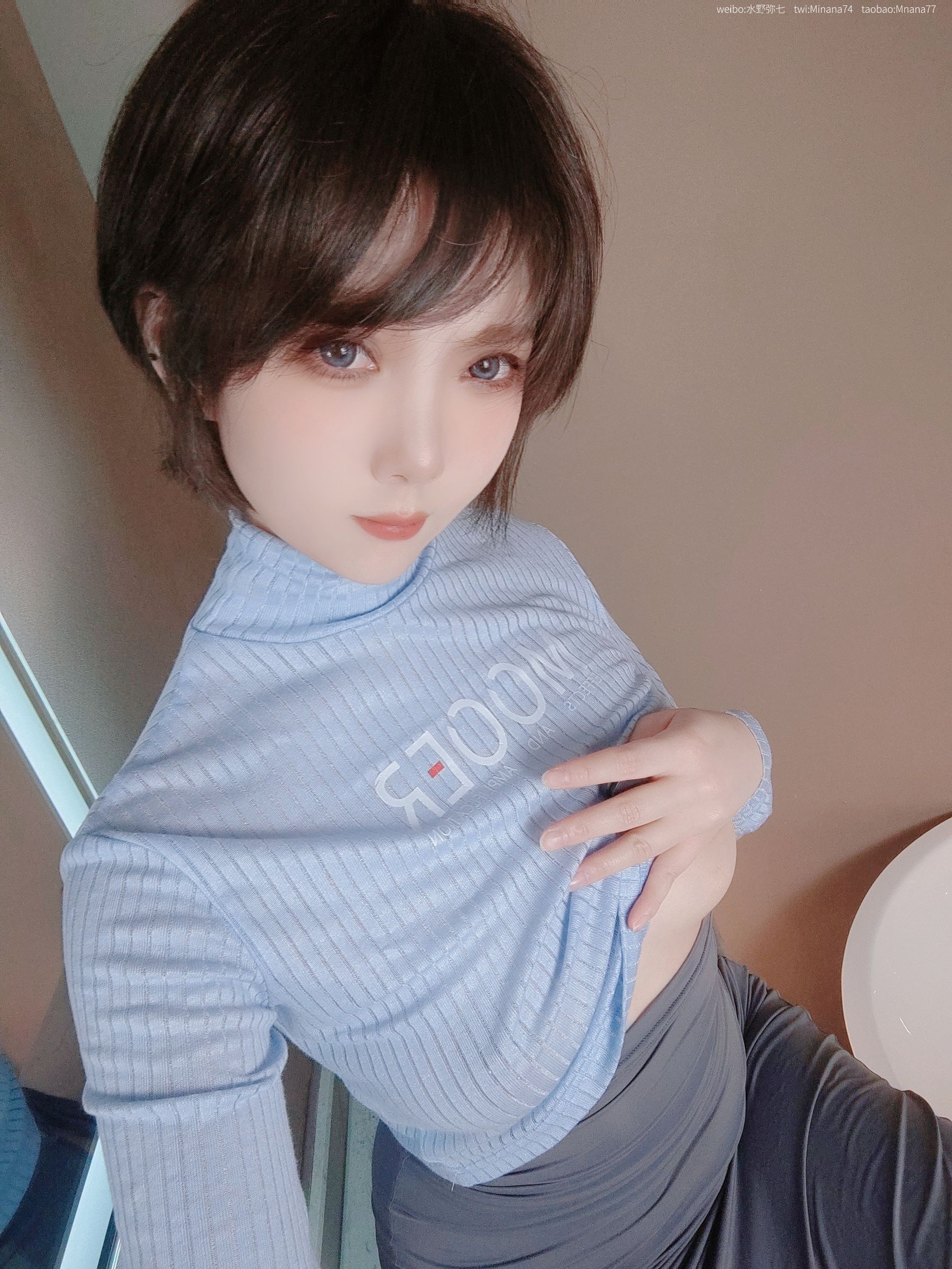 [福利COS] 动漫博主名濑弥七 - 没有吉他的吉他妹妹/(47P)