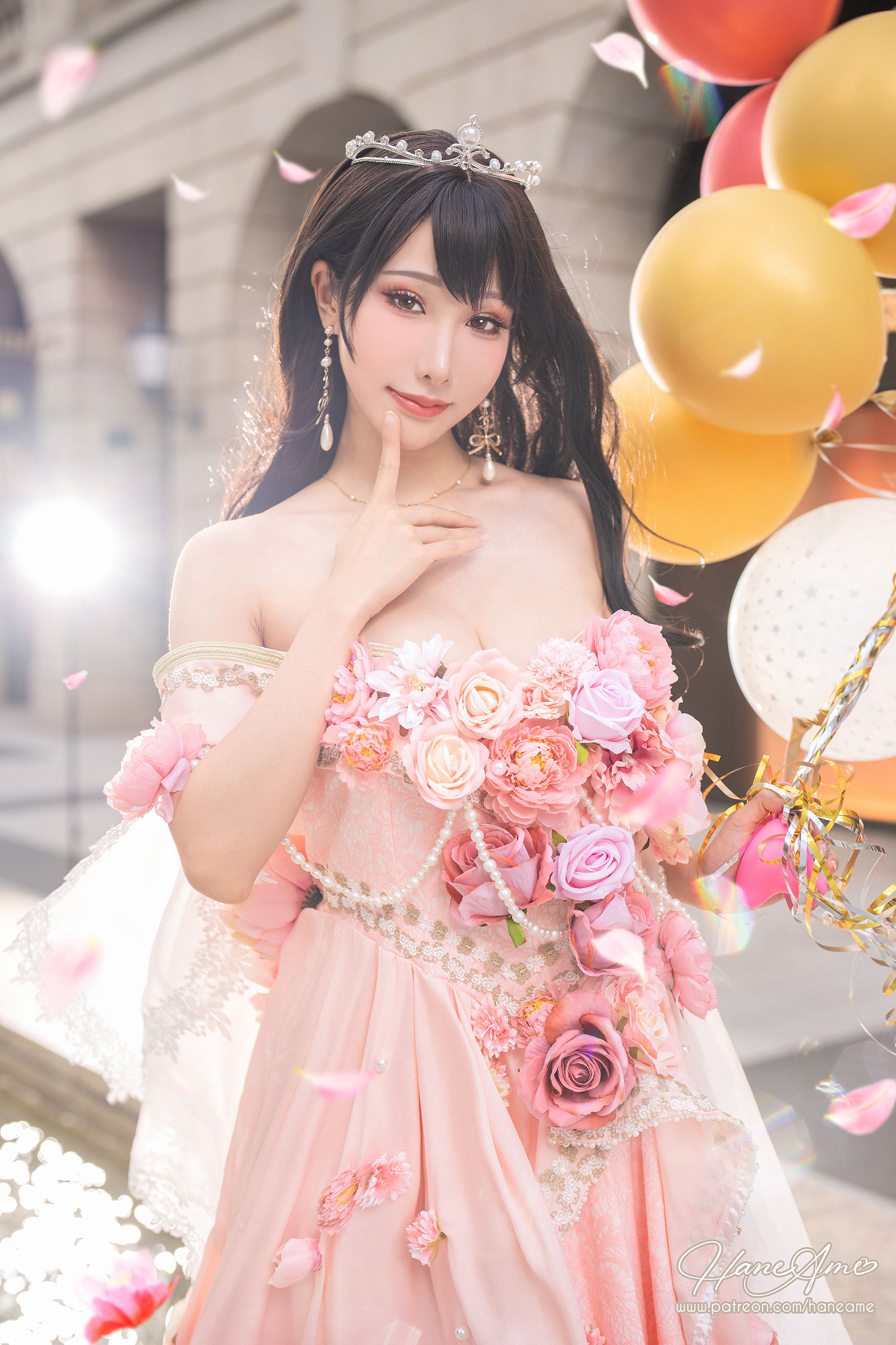 [福利COS] Hane Ame 雨波写真 - 生日礼服/(29P)