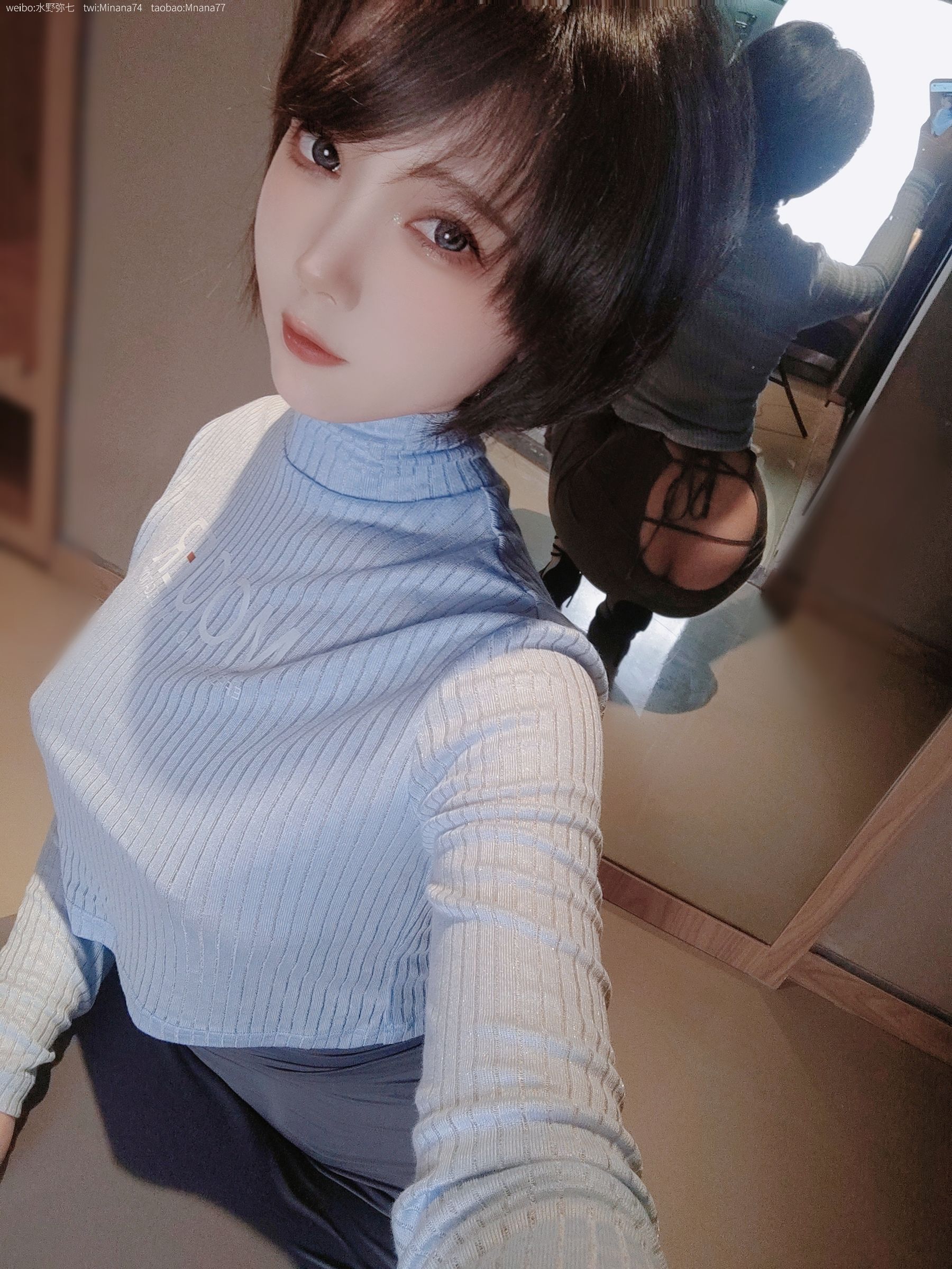 [福利COS] 动漫博主名濑弥七 - 没有吉他的吉他妹妹/(47P)