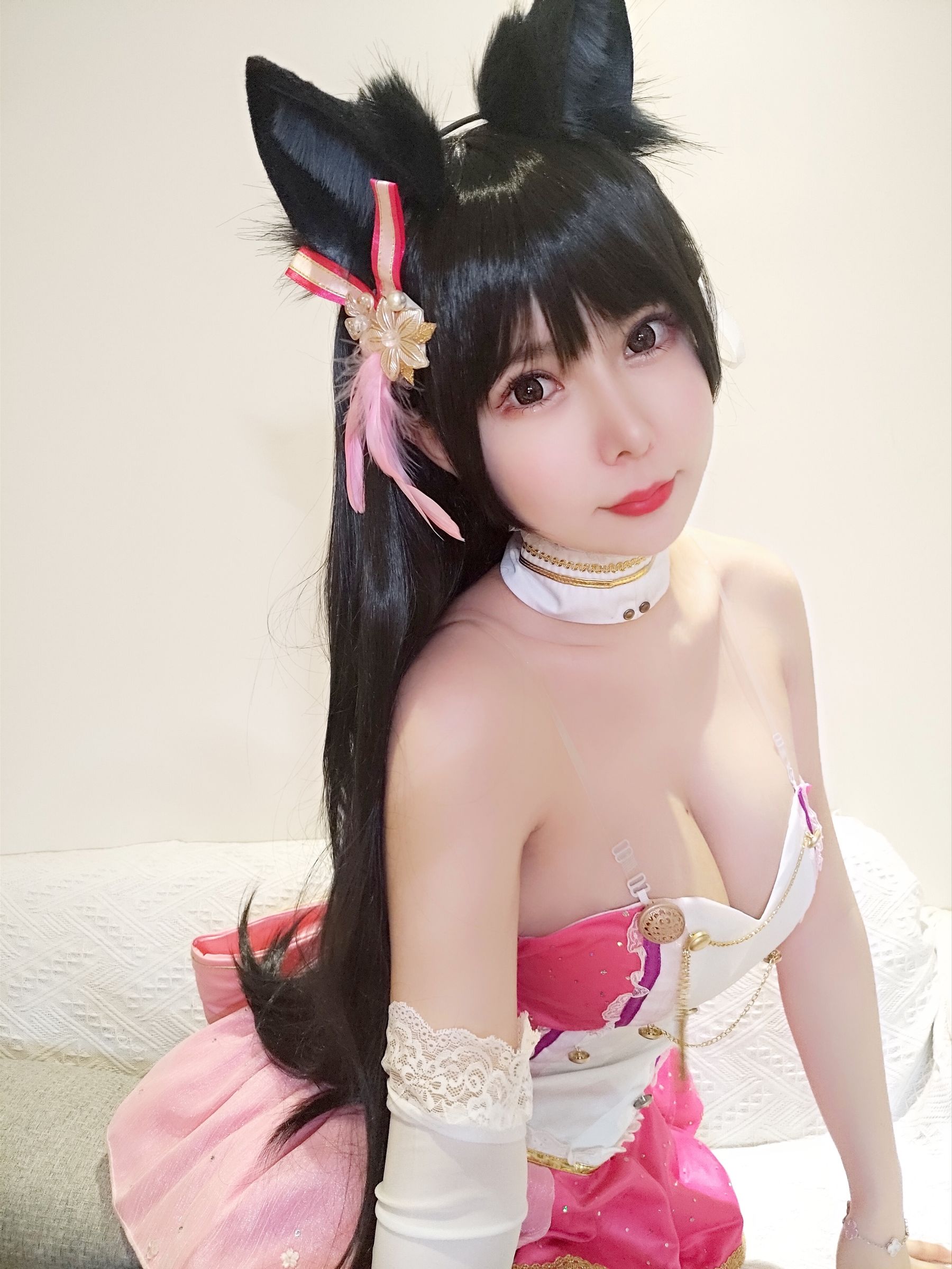 [福利COS] 亚马逊鲶鱼 - 爱宕 打歌服/(13P)