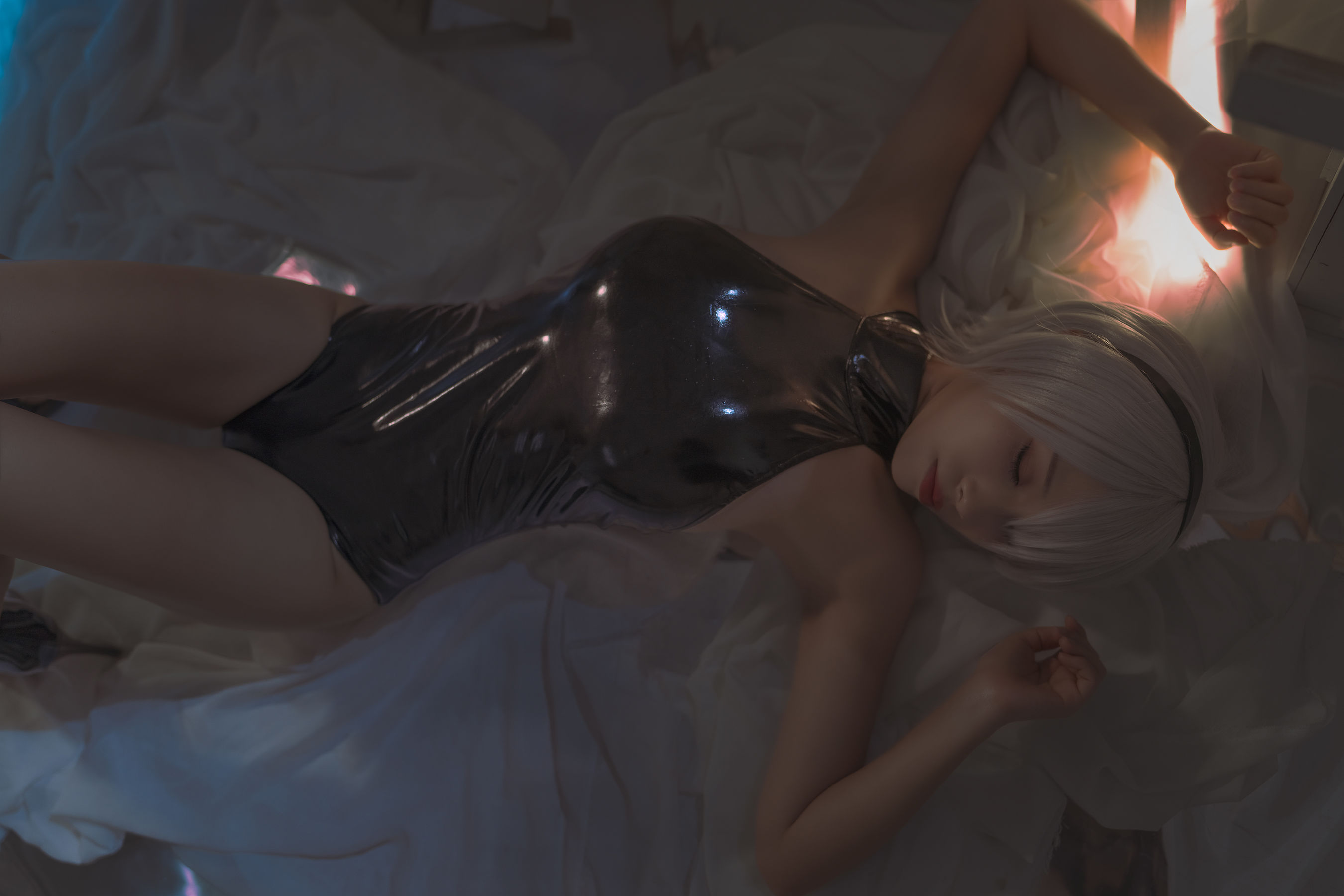 [福利COS] Neko-薇薇 - 2B泳衣/(35P)