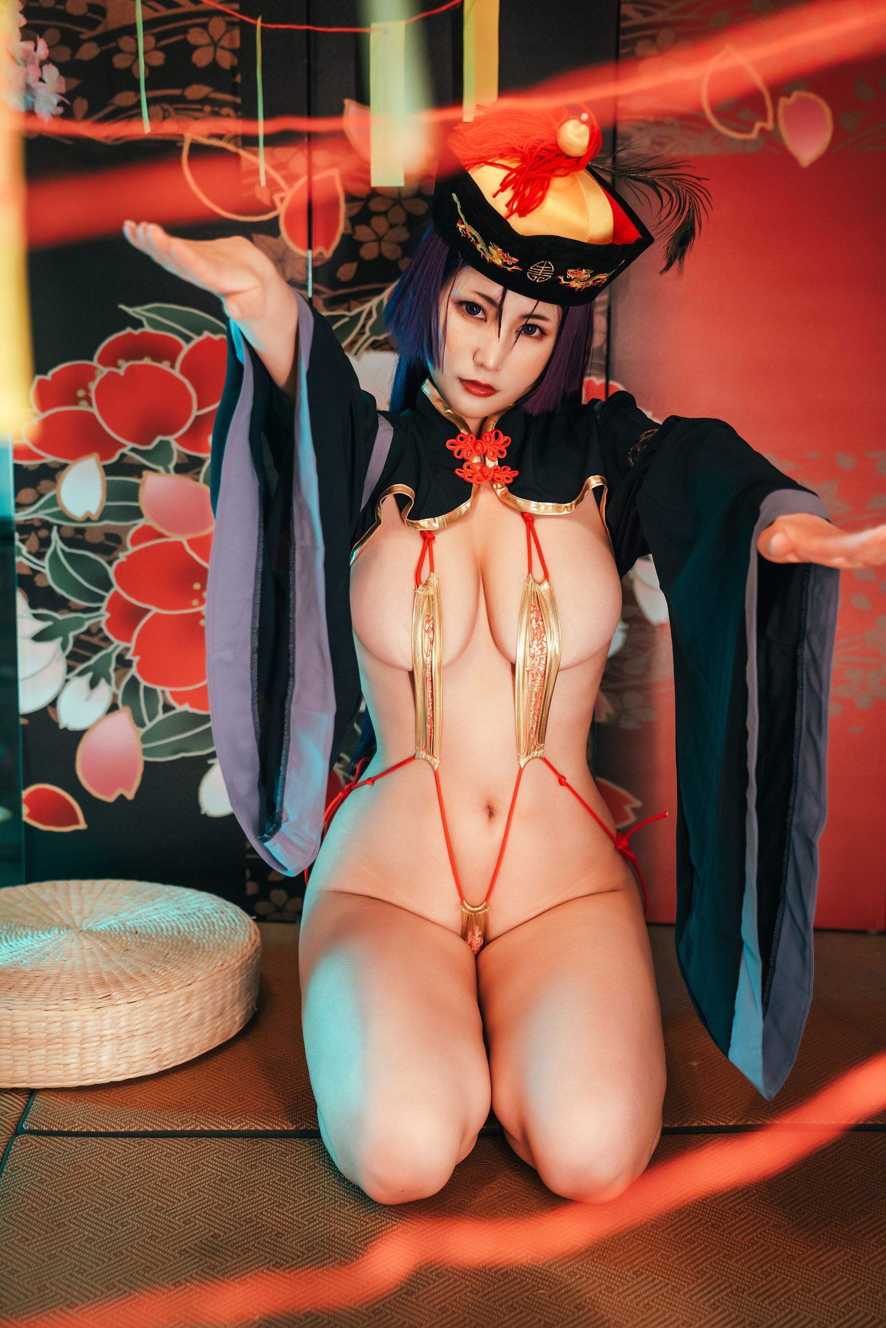 [福利COS] 星澜是澜澜叫澜妹呀 - 奶光僵尸娘/(51P)