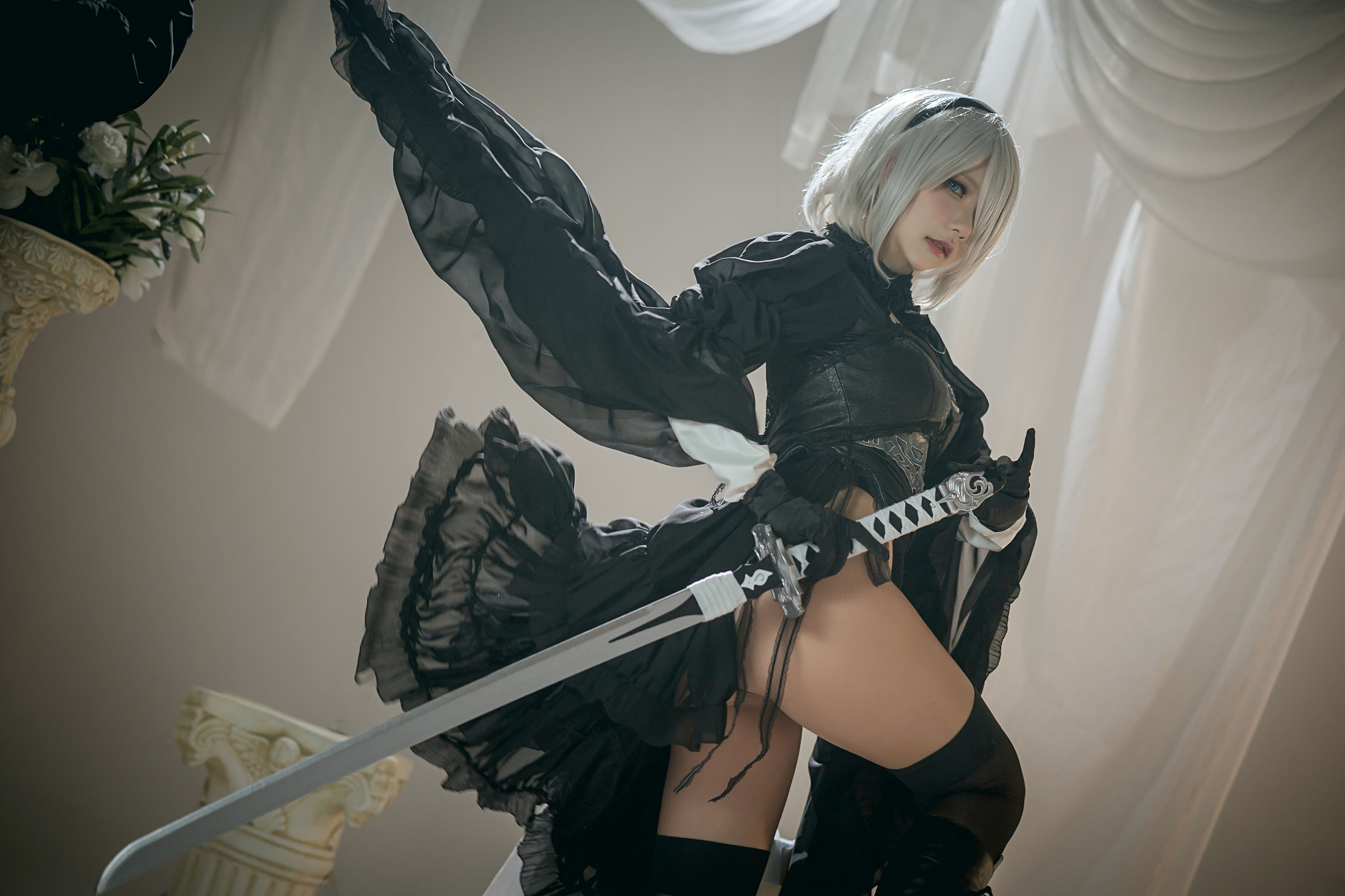 [福利COS] 是一只熊仔吗 - Nier 2B Dress Ver/(6P)