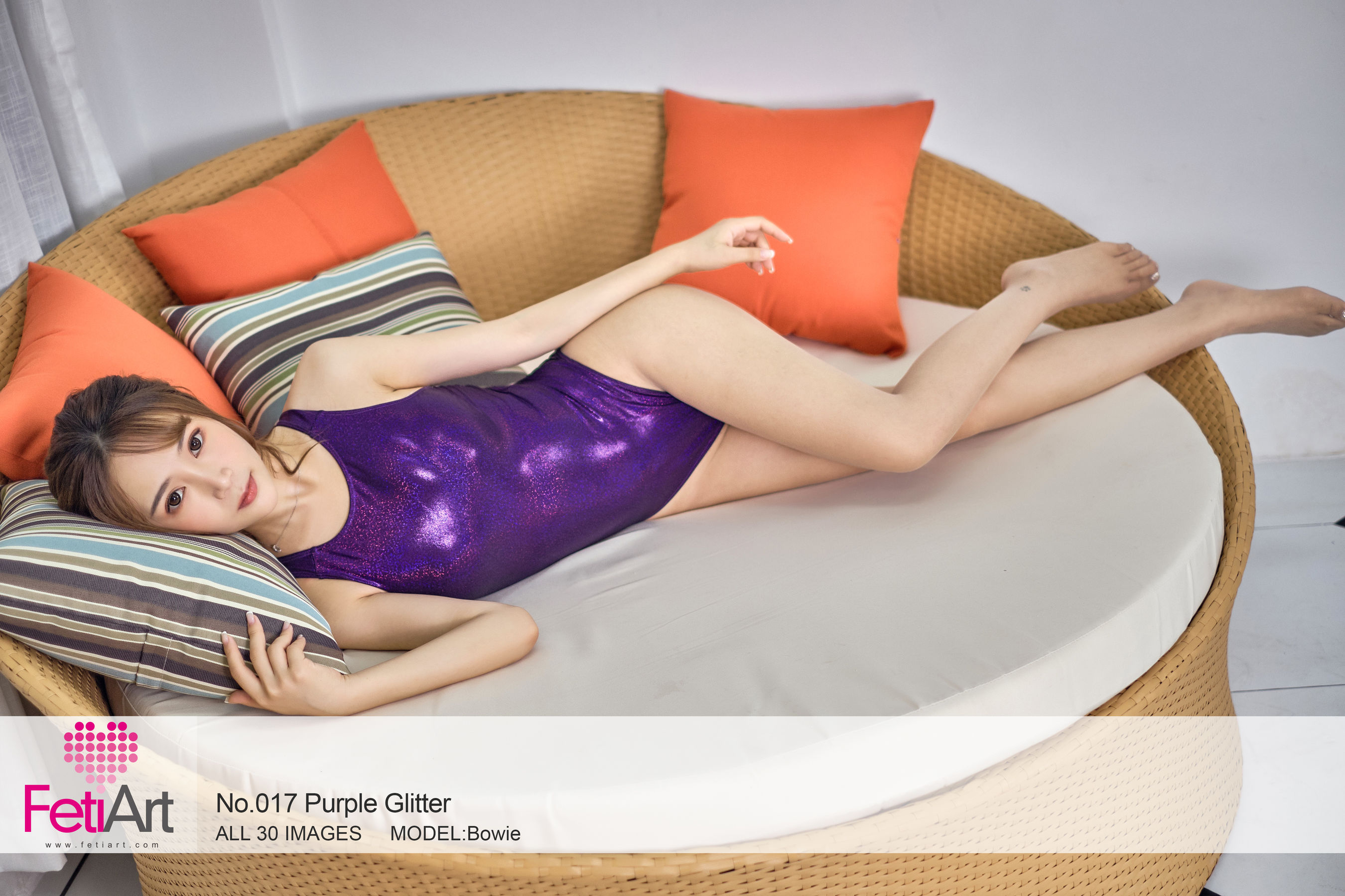 [尚物集FetiArt] No.017 Purple Glitter MODEL-Bowie/(31P)