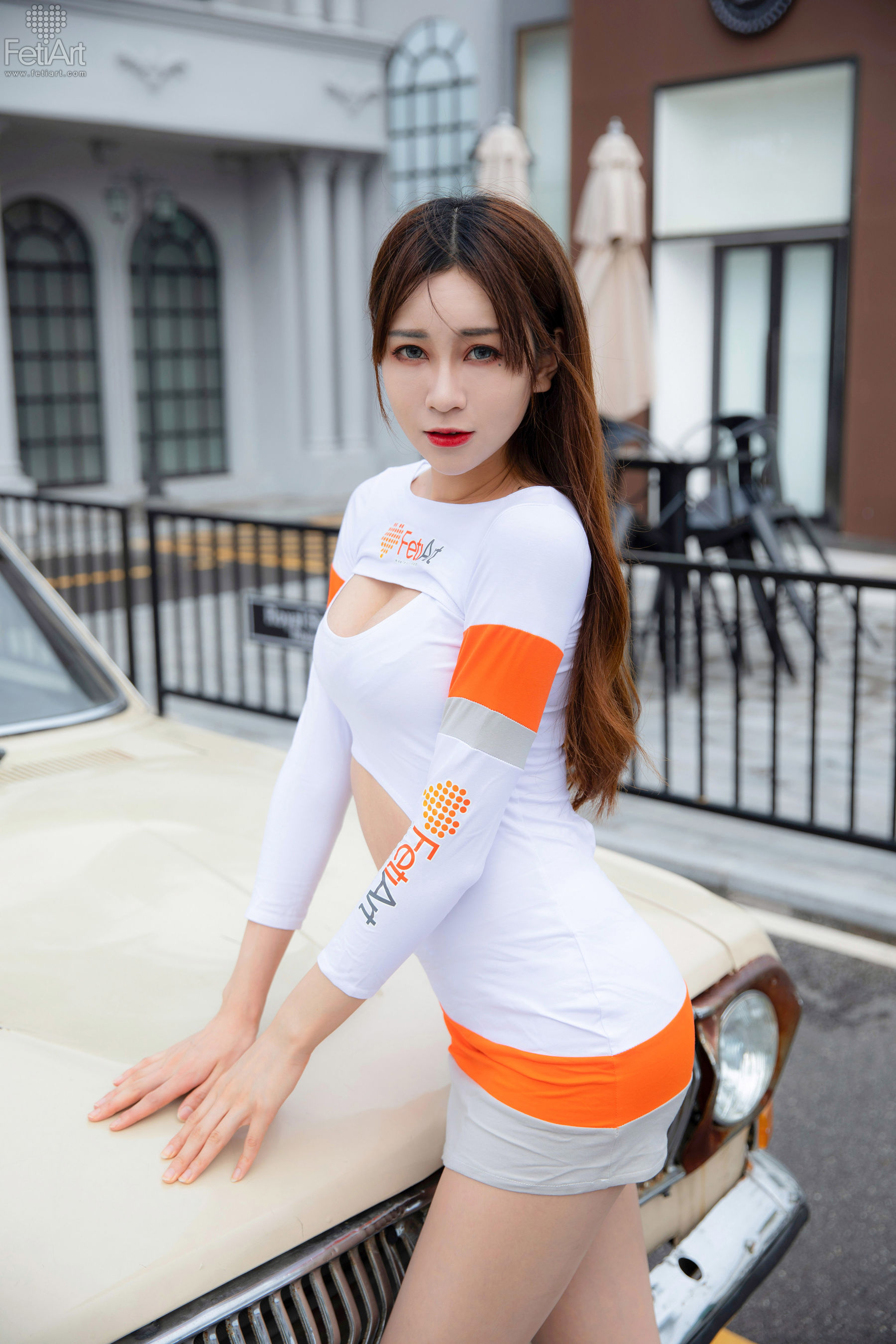 [尚物集FetiArt] No.043 Racing Beauty MODEL-Tracy/(37P)