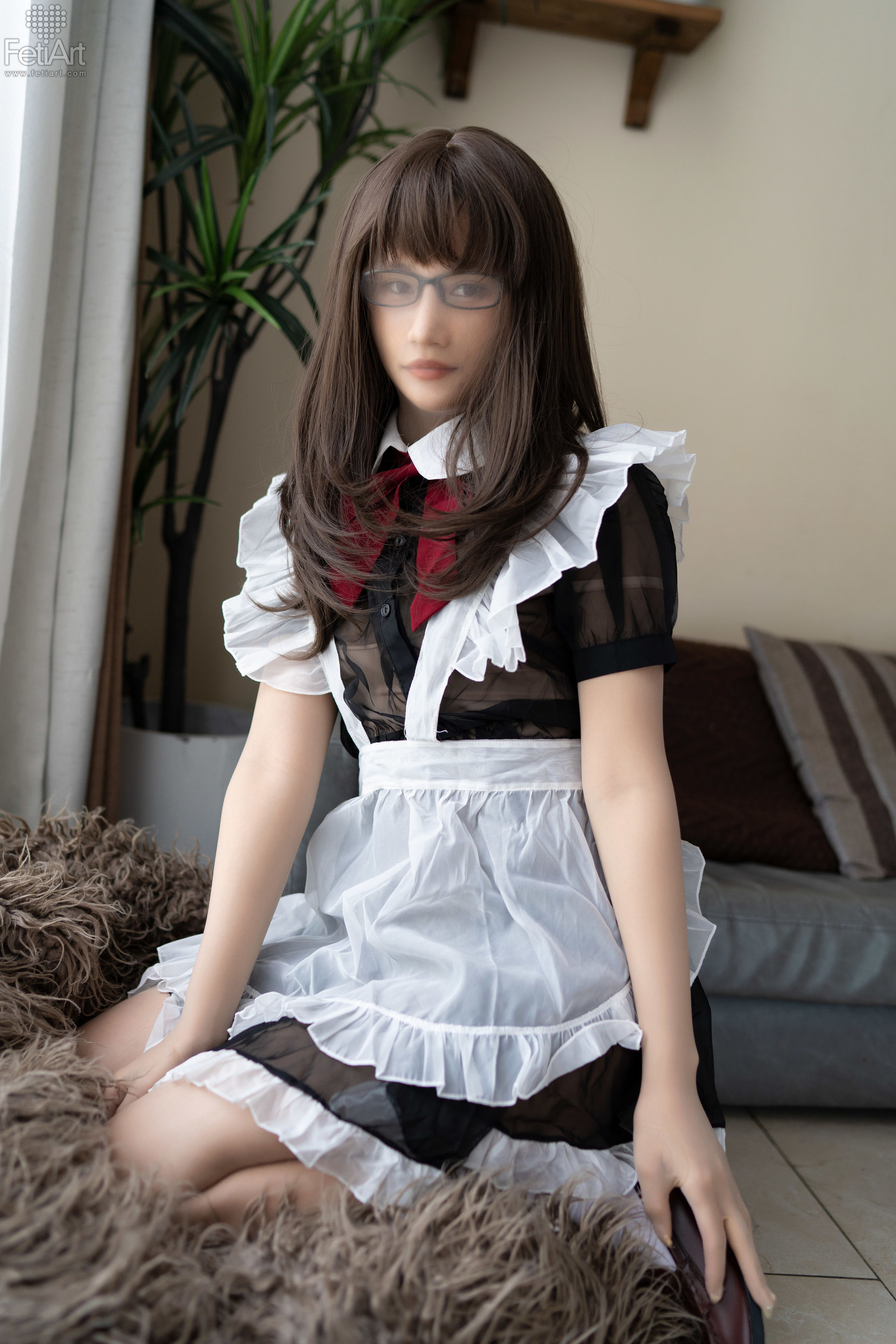 [尚物集FetiArt] No.048 Pantyhose Encasement Maid MODEL-Jasmine/(39P)