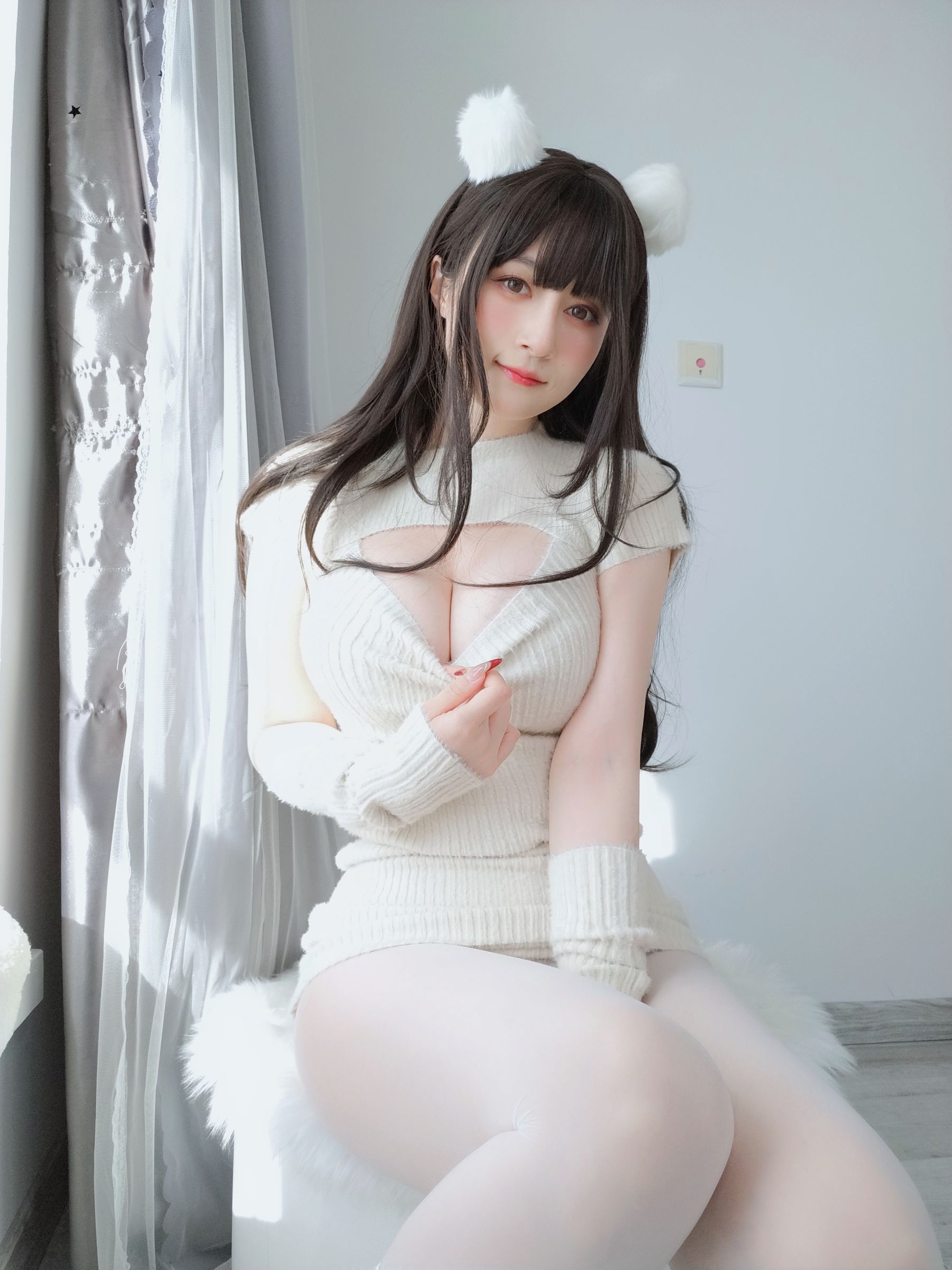 [福利COS] Coser小姐姐白银 - 白い真珠/(86P)