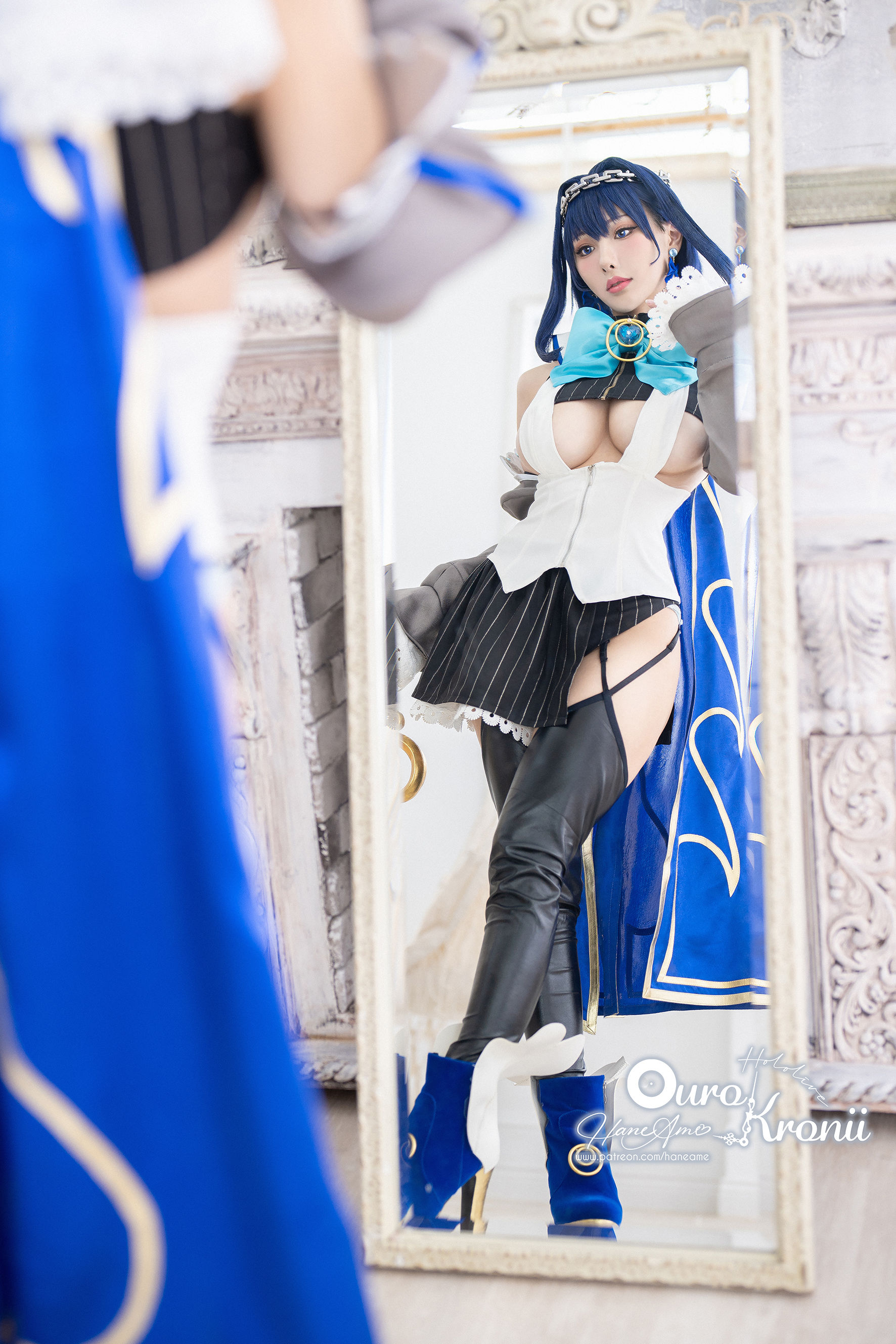 [福利COS] Hane Ame 雨波写真 - Hololive Kronii 時間 Offical/(28P)