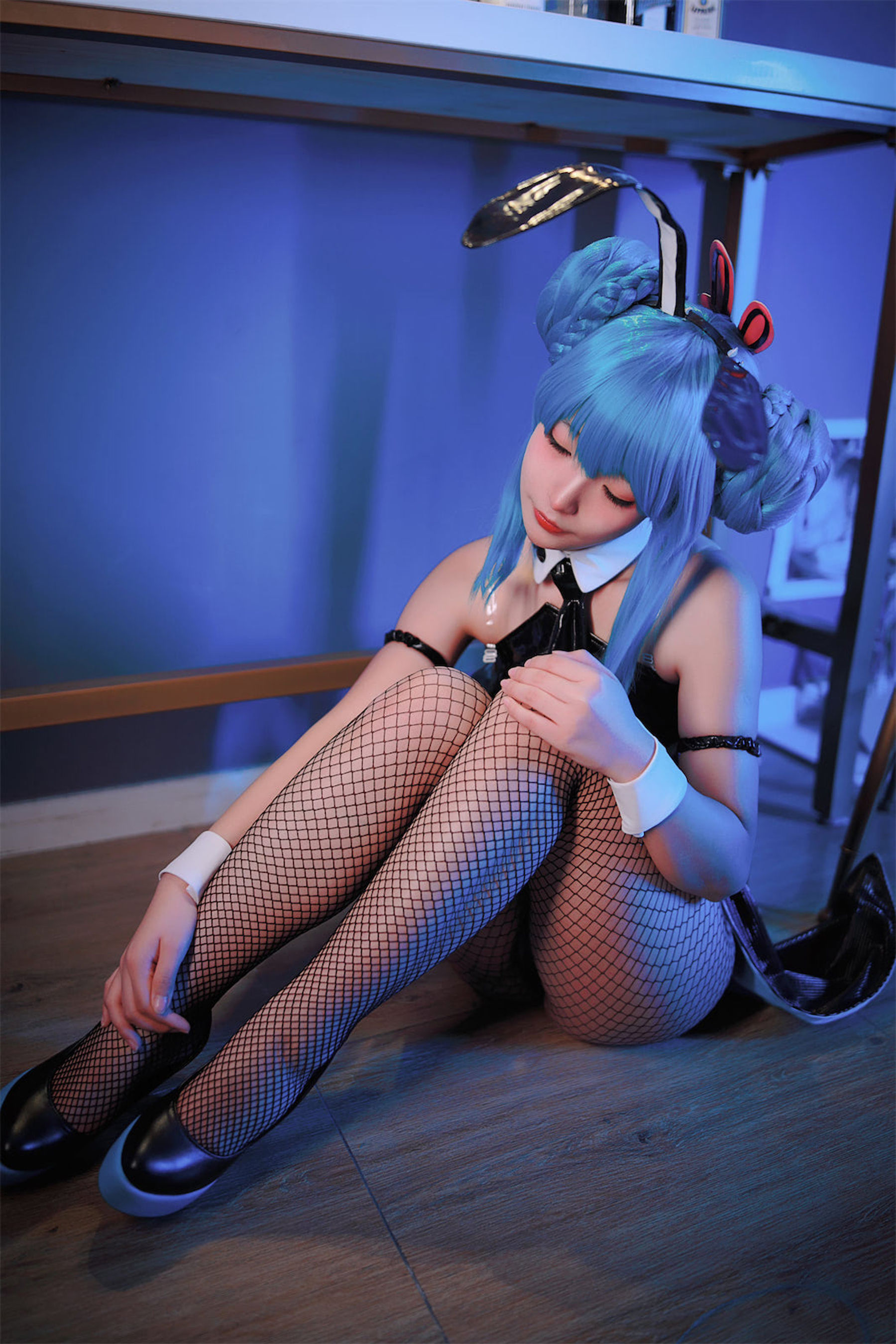 [福利COS] yuuhui玉汇 - 初音黑兔/(47P)