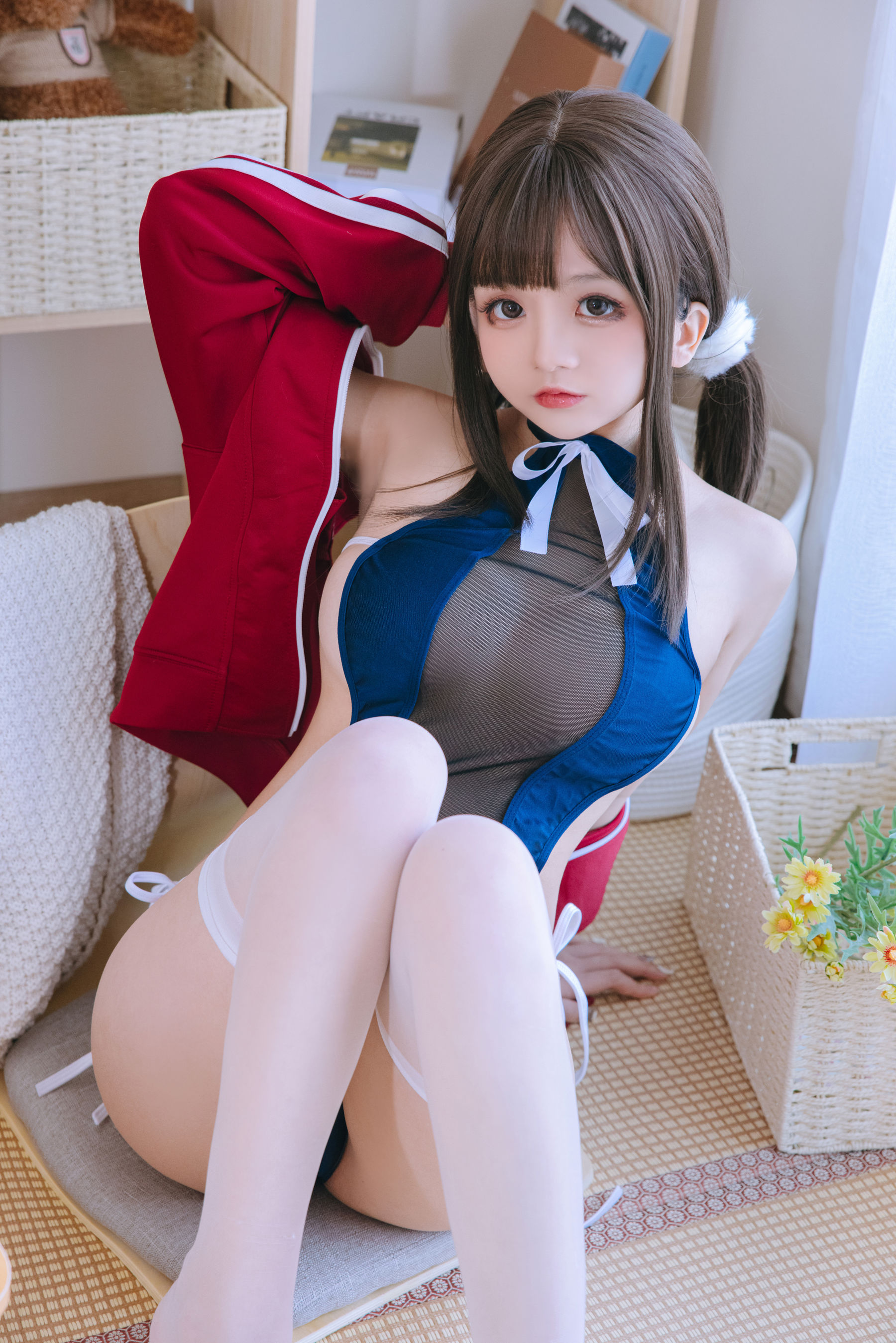 [福利COS] Cosplay日奈娇 - 网纱死库水/(75P)