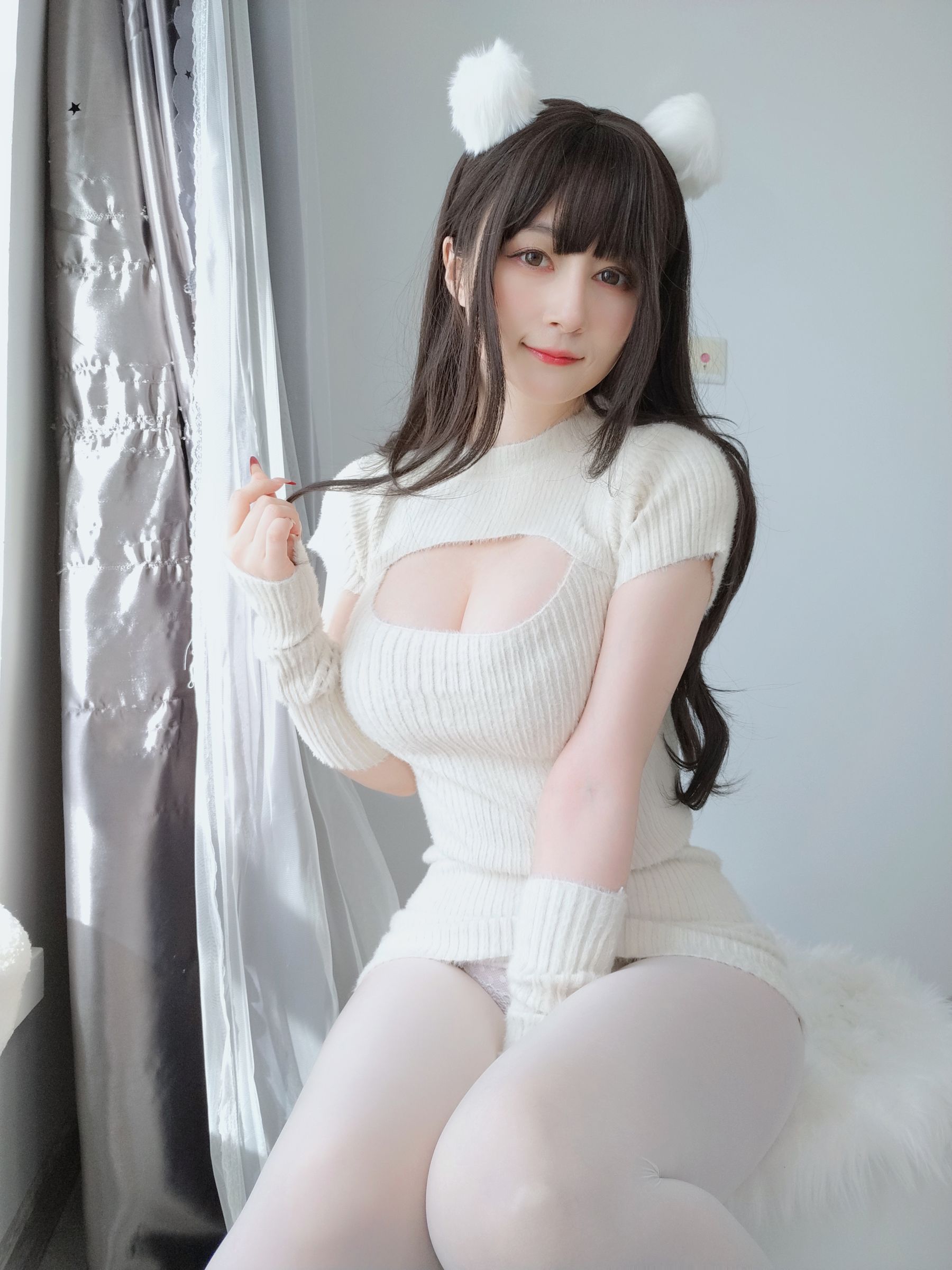 [福利COS] Coser小姐姐白银 - 白い真珠/(86P)