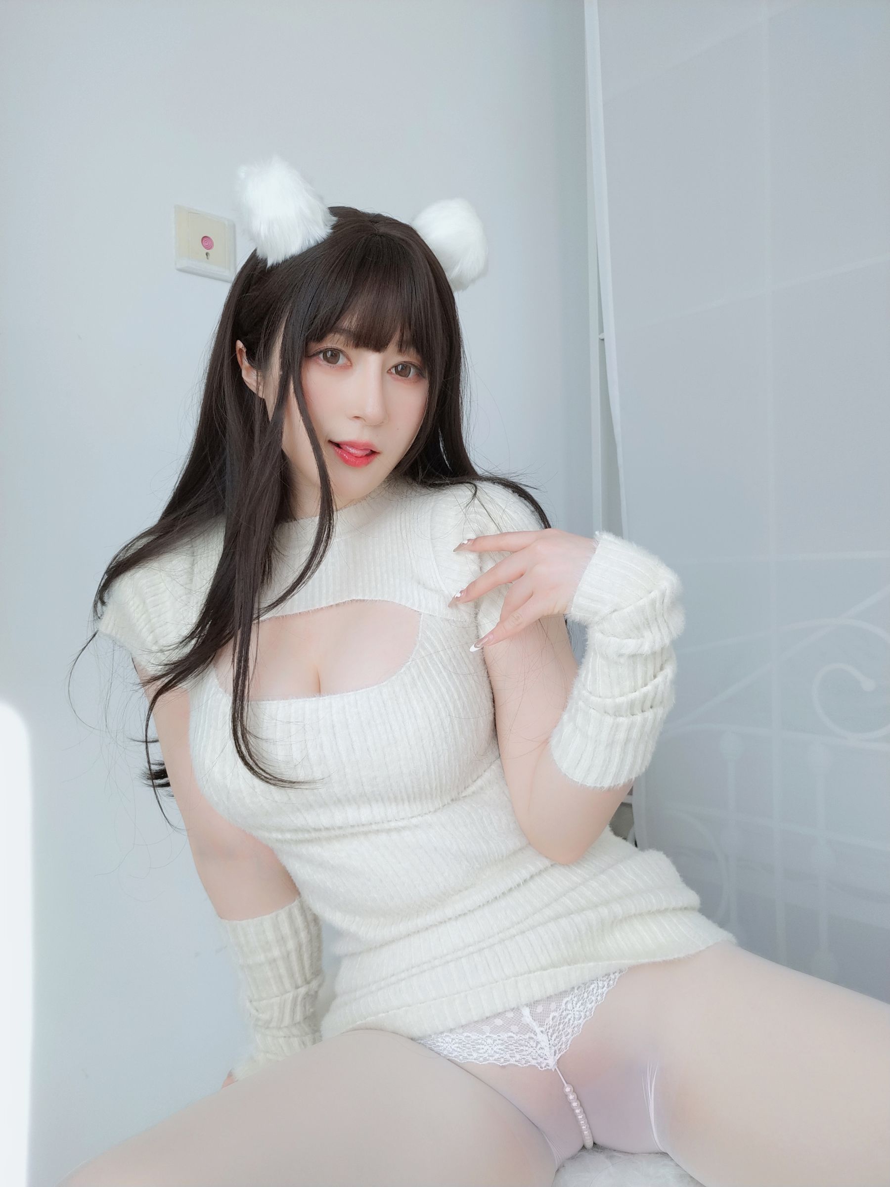 [福利COS] Coser小姐姐白银 - 白い真珠/(86P)