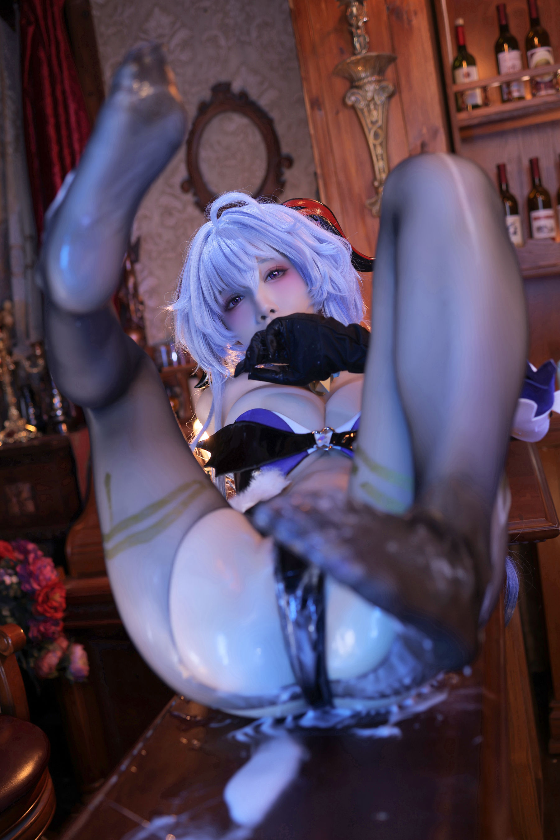 [福利COS] 动漫博主水淼aqua - 甘雨-同人魅魔/(75P)