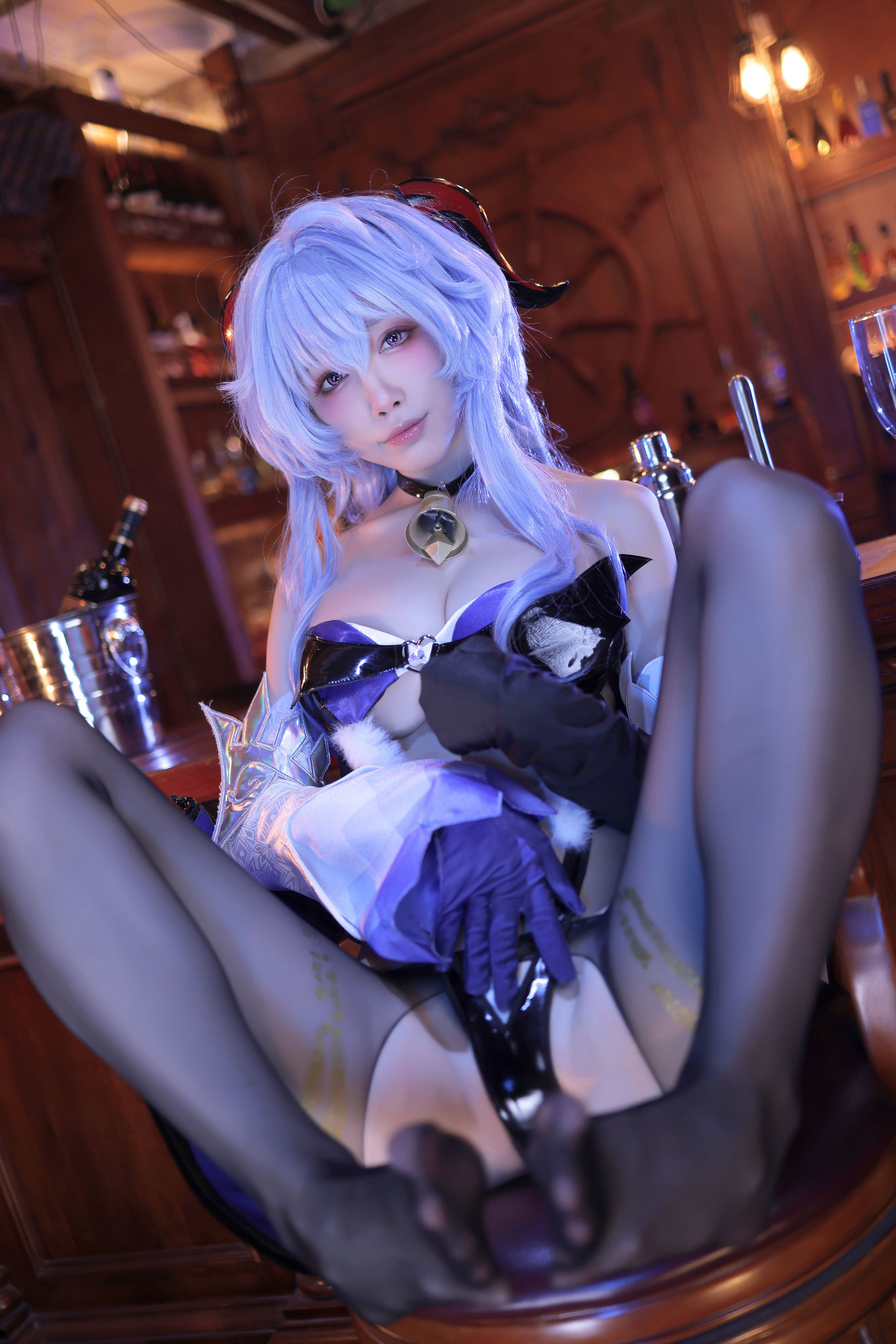 [福利COS] 动漫博主水淼aqua - 甘雨-同人魅魔/(75P)