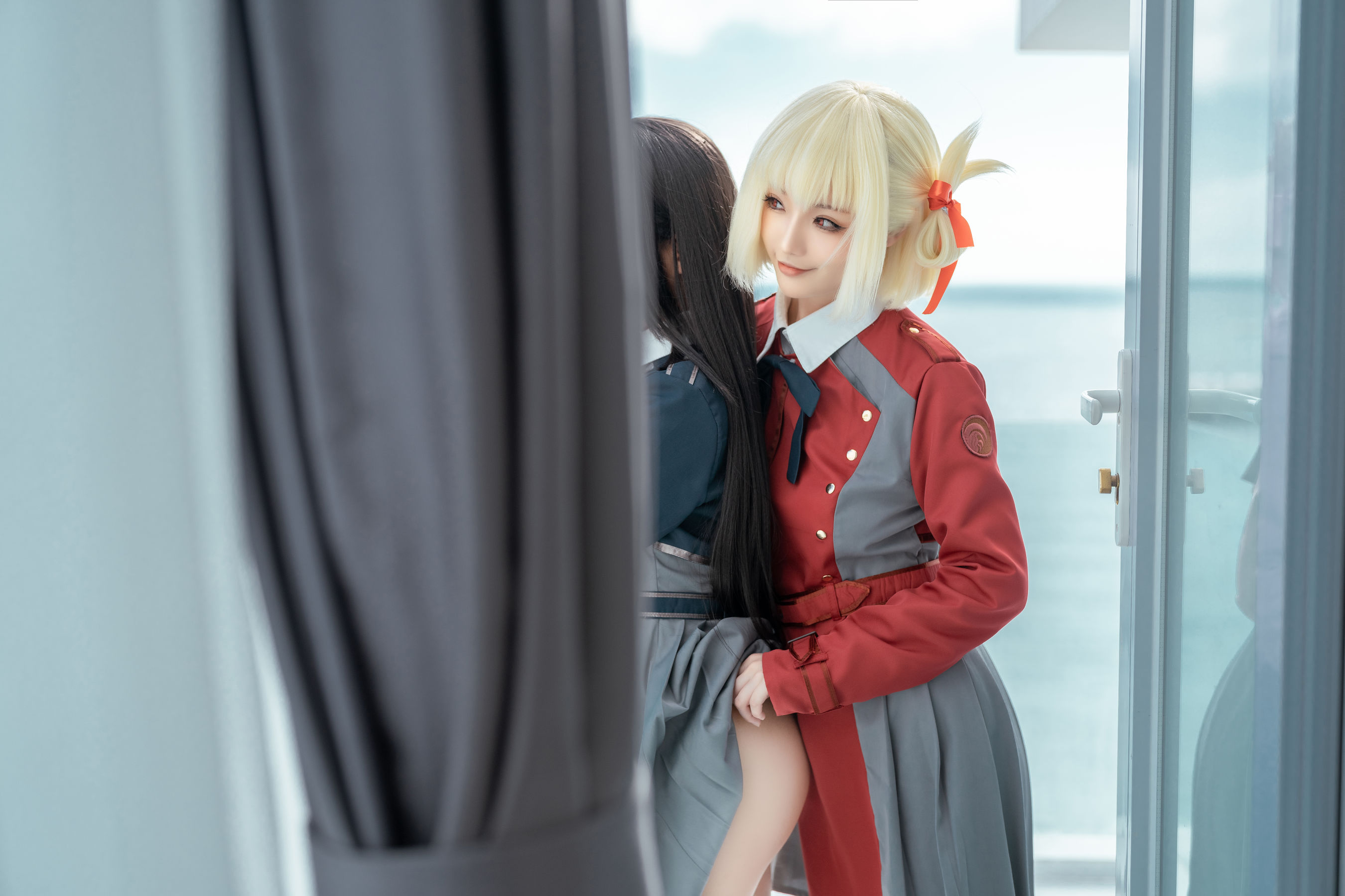 [福利COS] 动漫博主蠢沫沫&桃良阿宅 - 莉可x莉丝/(43P)