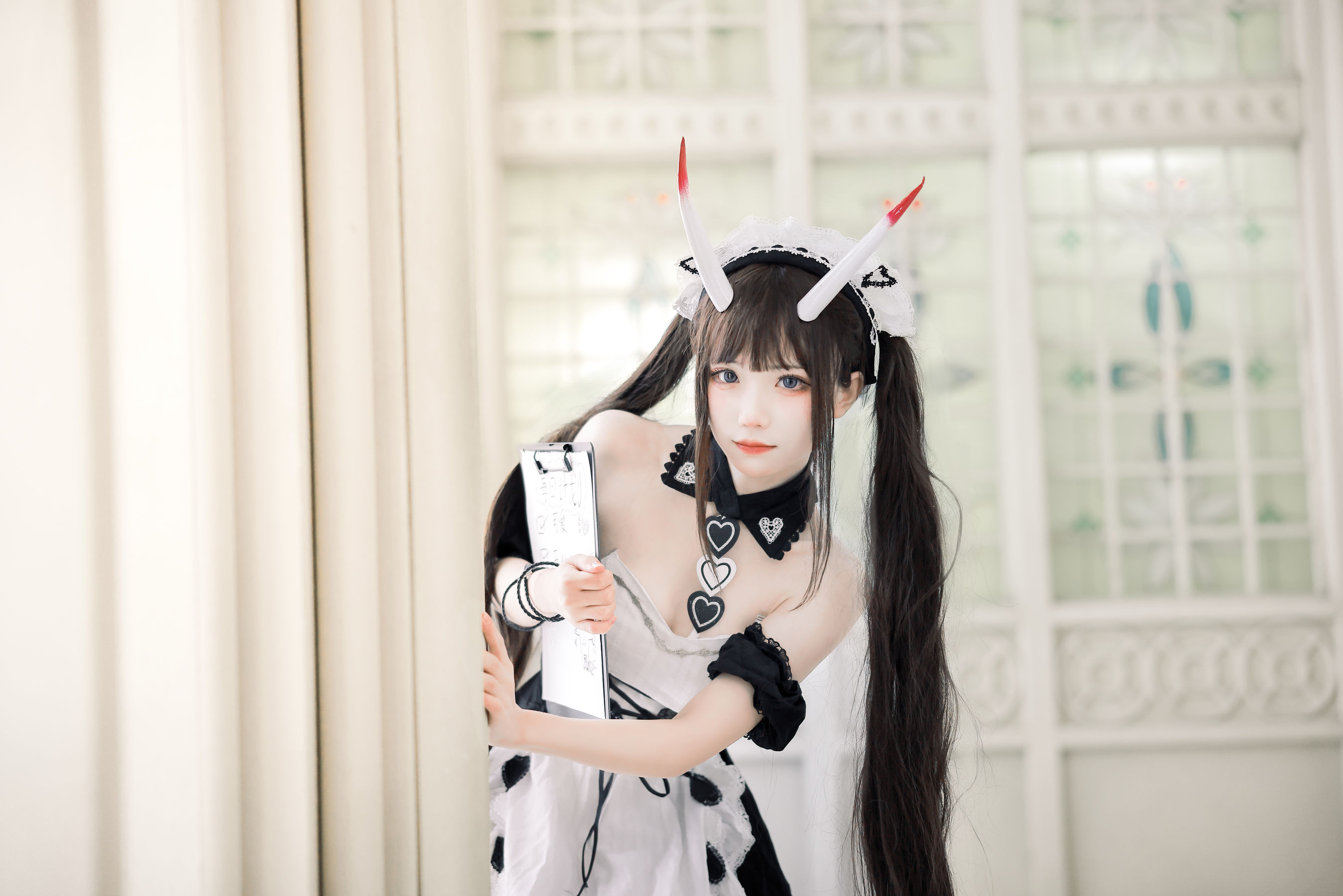 [福利COS] 花柒Hana - 能代女仆/(21P)