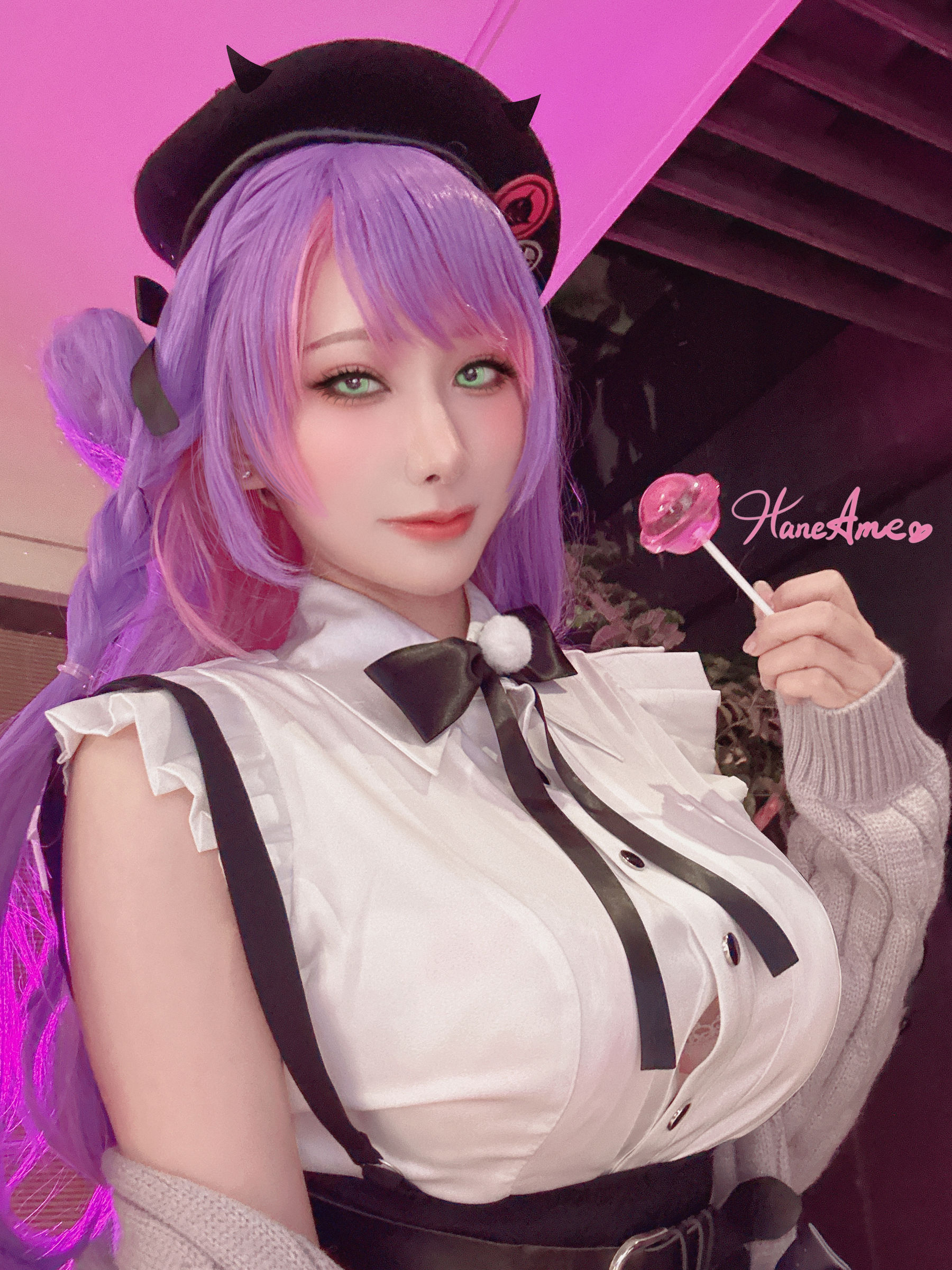 [福利COS] Hane Ame 雨波写真 - HOLOLIVE 常闇TOWA/(32P)