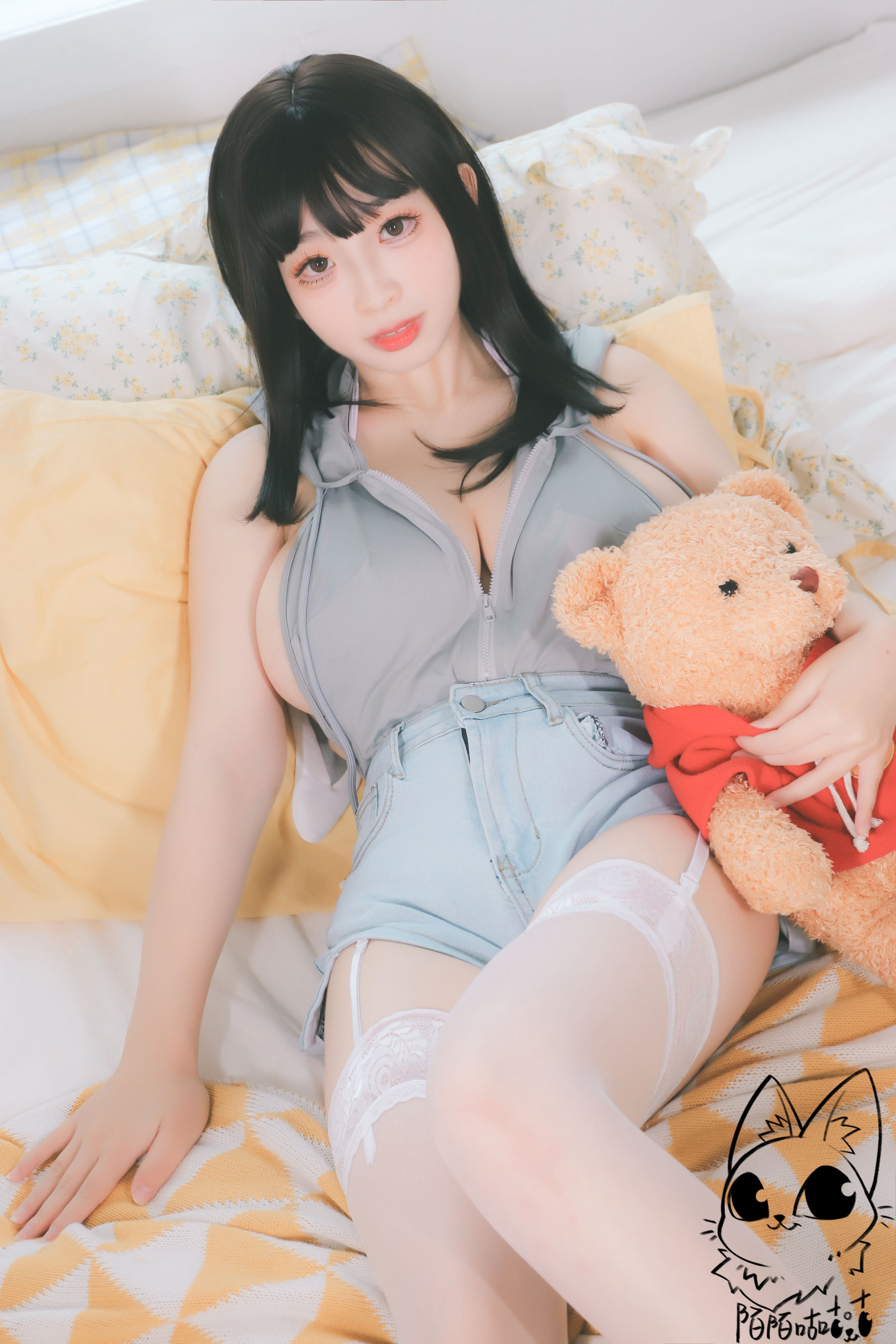 [福利COS] Cosplay美女韶陌陌 - 兔子/(30P)