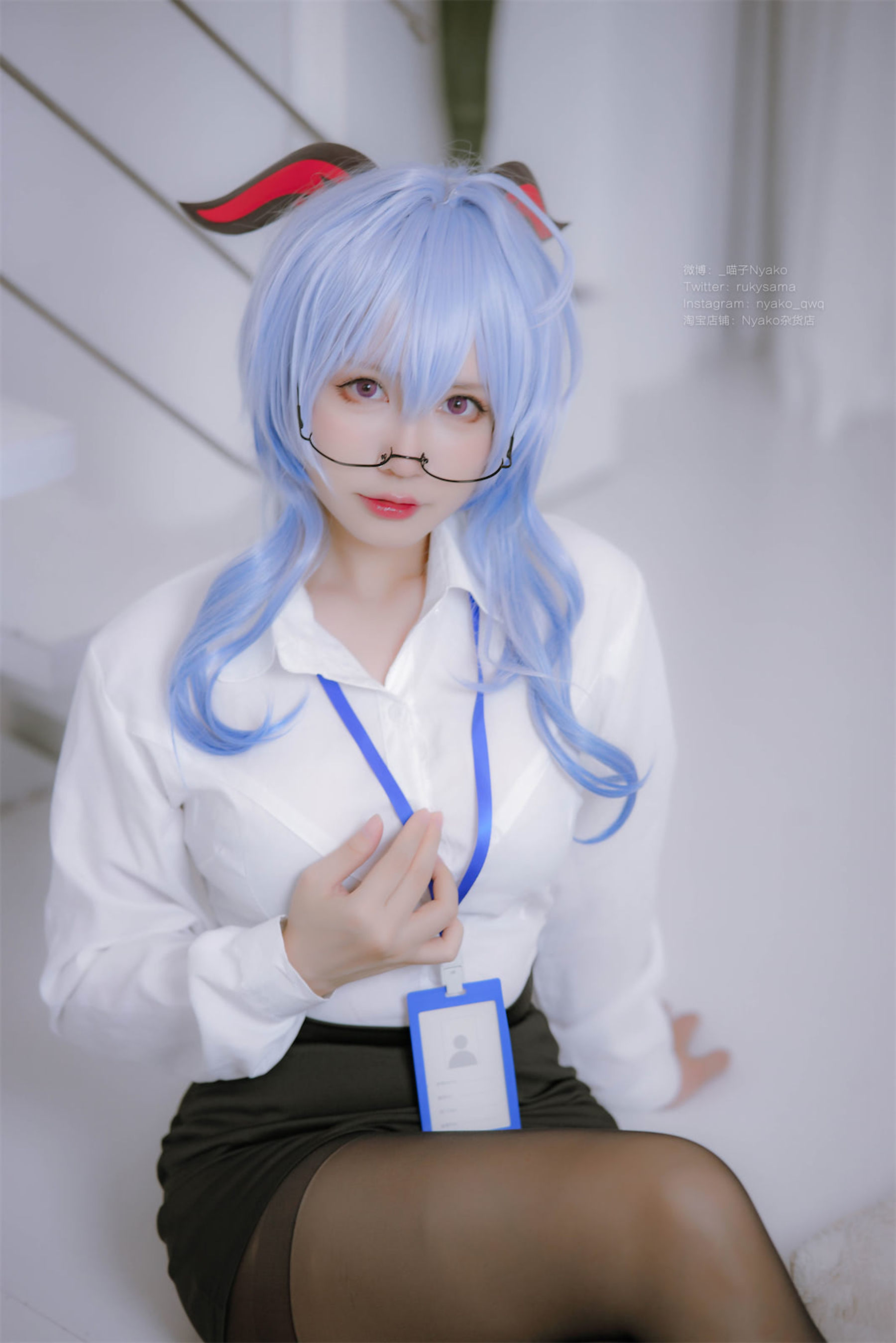 [福利COS] Nyako喵子 - 原神甘雨OL/(79P)