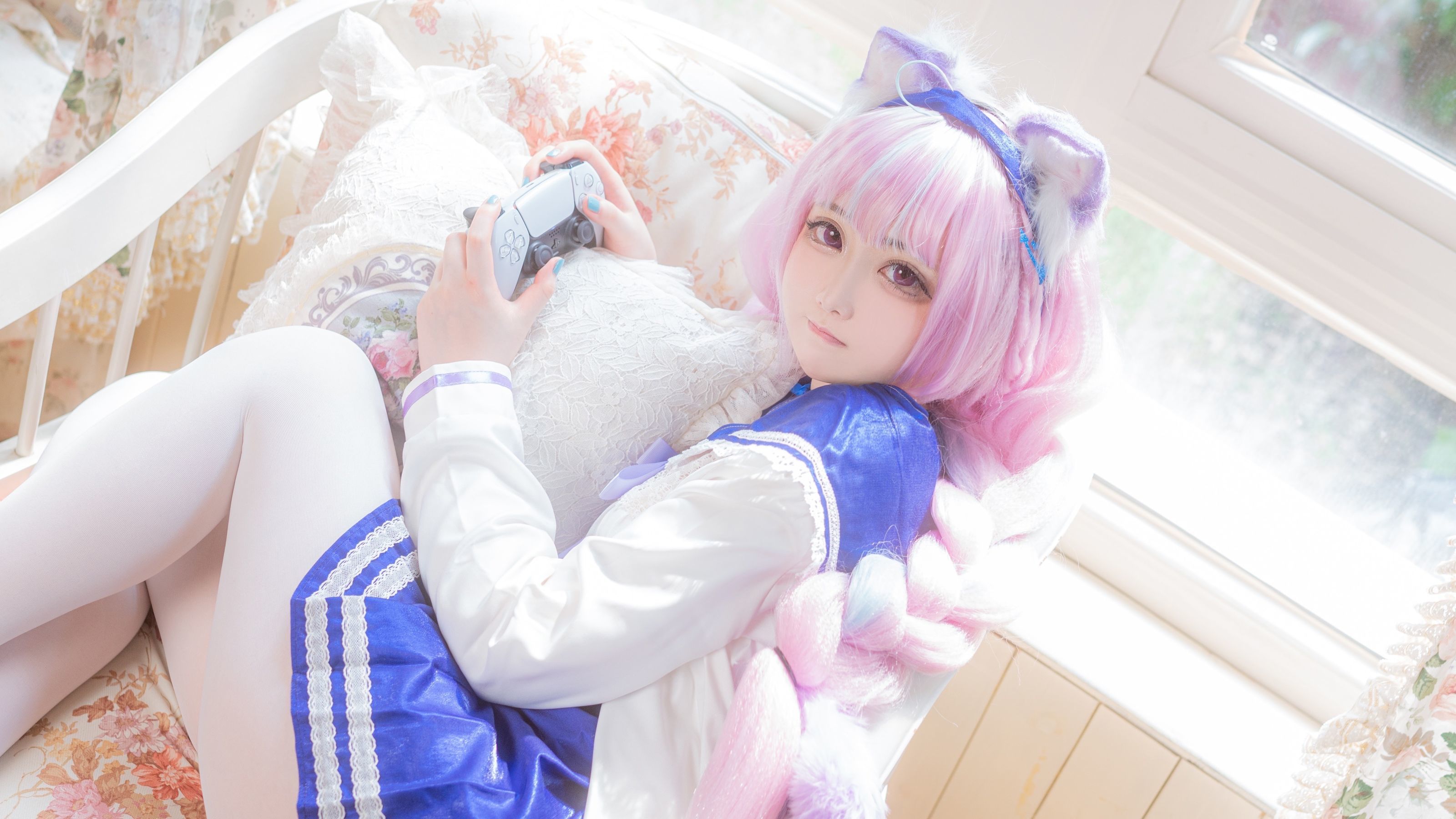 [福利COS] Sayako - 阿库娅JK/(72P)