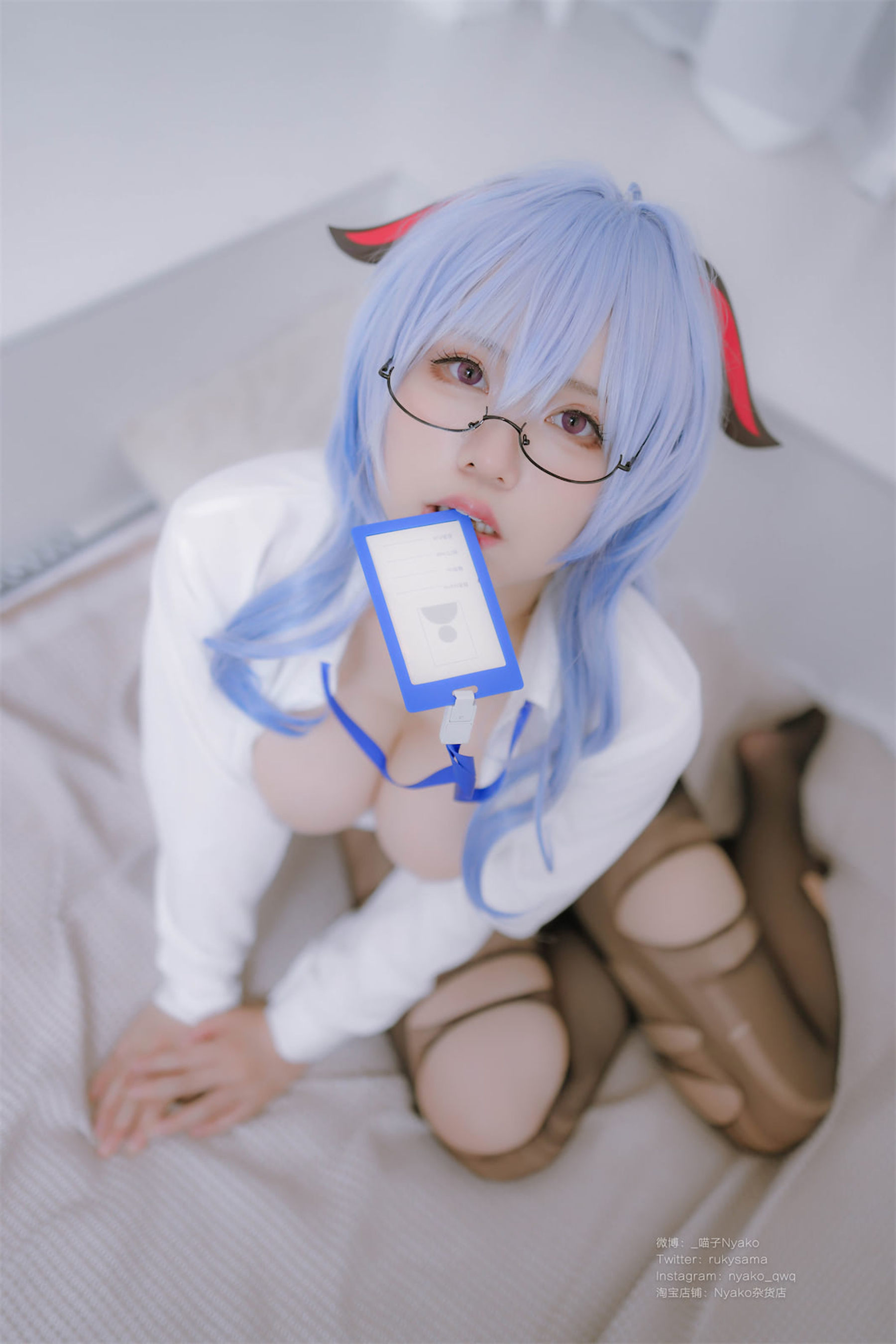 [福利COS] Nyako喵子 - 原神甘雨OL/(79P)