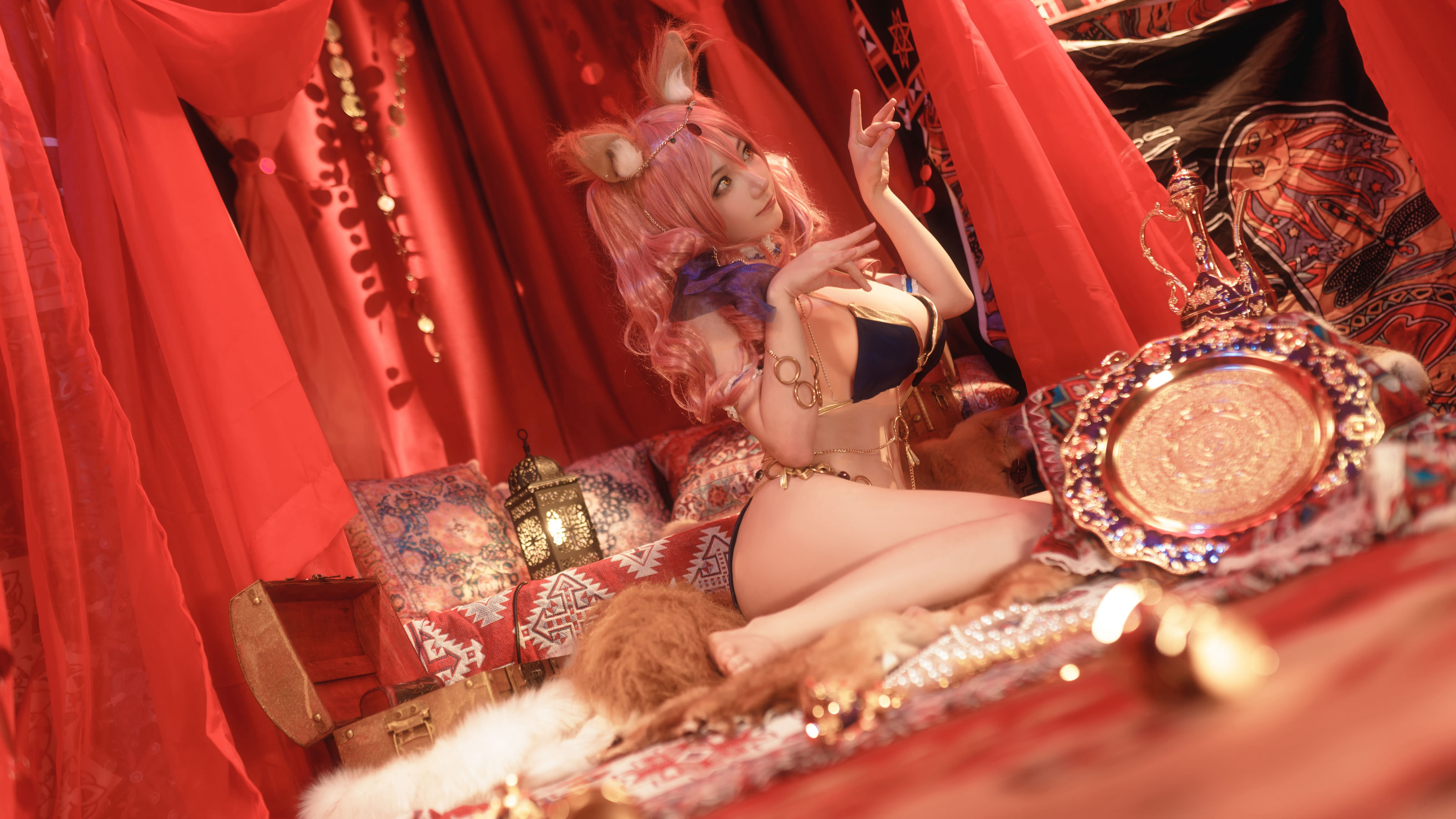 [福利COS] 是三不是世w - 玉藻前舞娘/(28P)