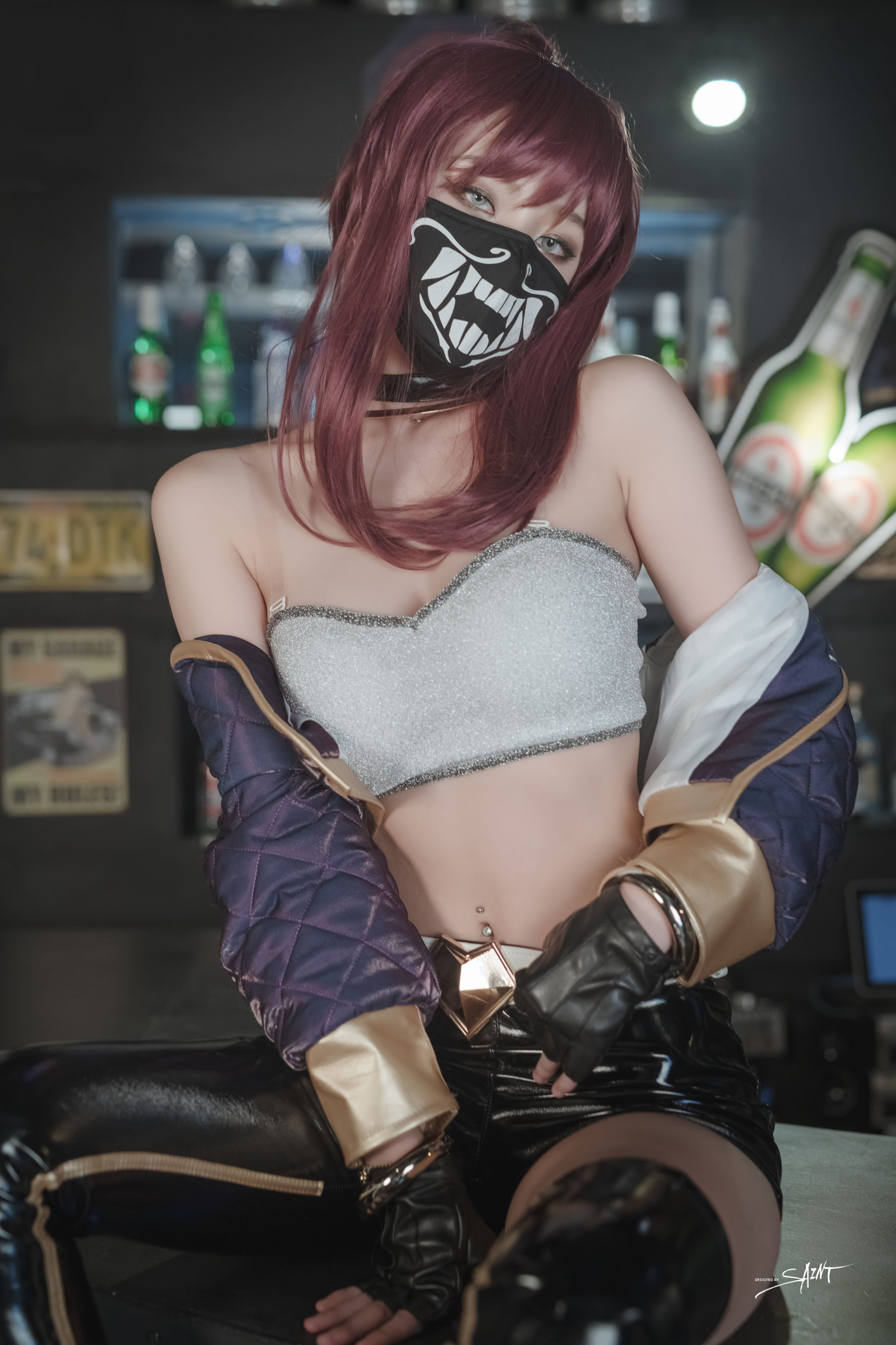 [saintphotolife]  Yuna - Yuna's Cos Vol.04 KDA Akali & Nier Automata/(65P)