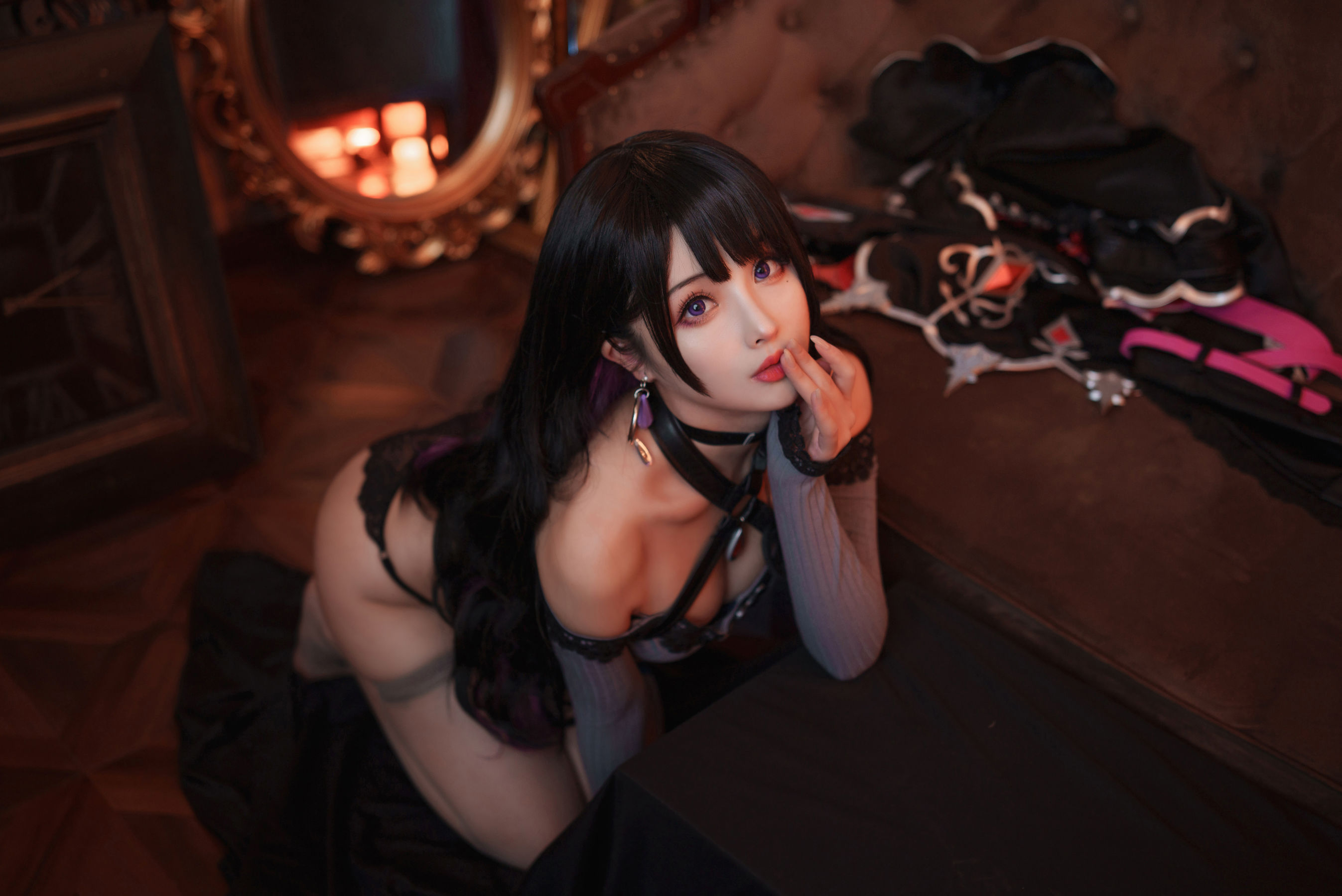 [福利COS] COS福利rioko凉凉子 - 魔女/(40P)